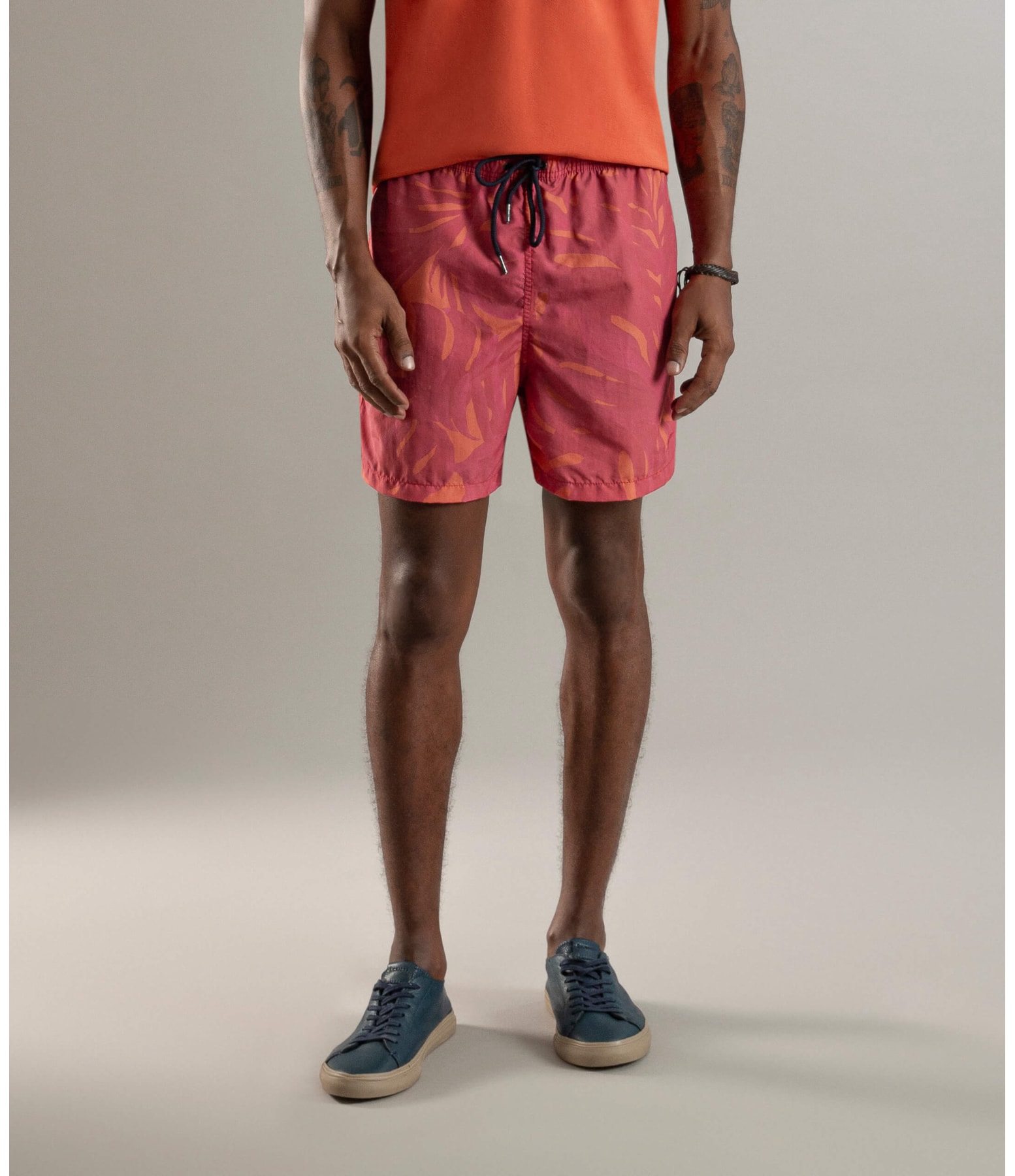  Beach Short Tahiti Regular Vermelho
