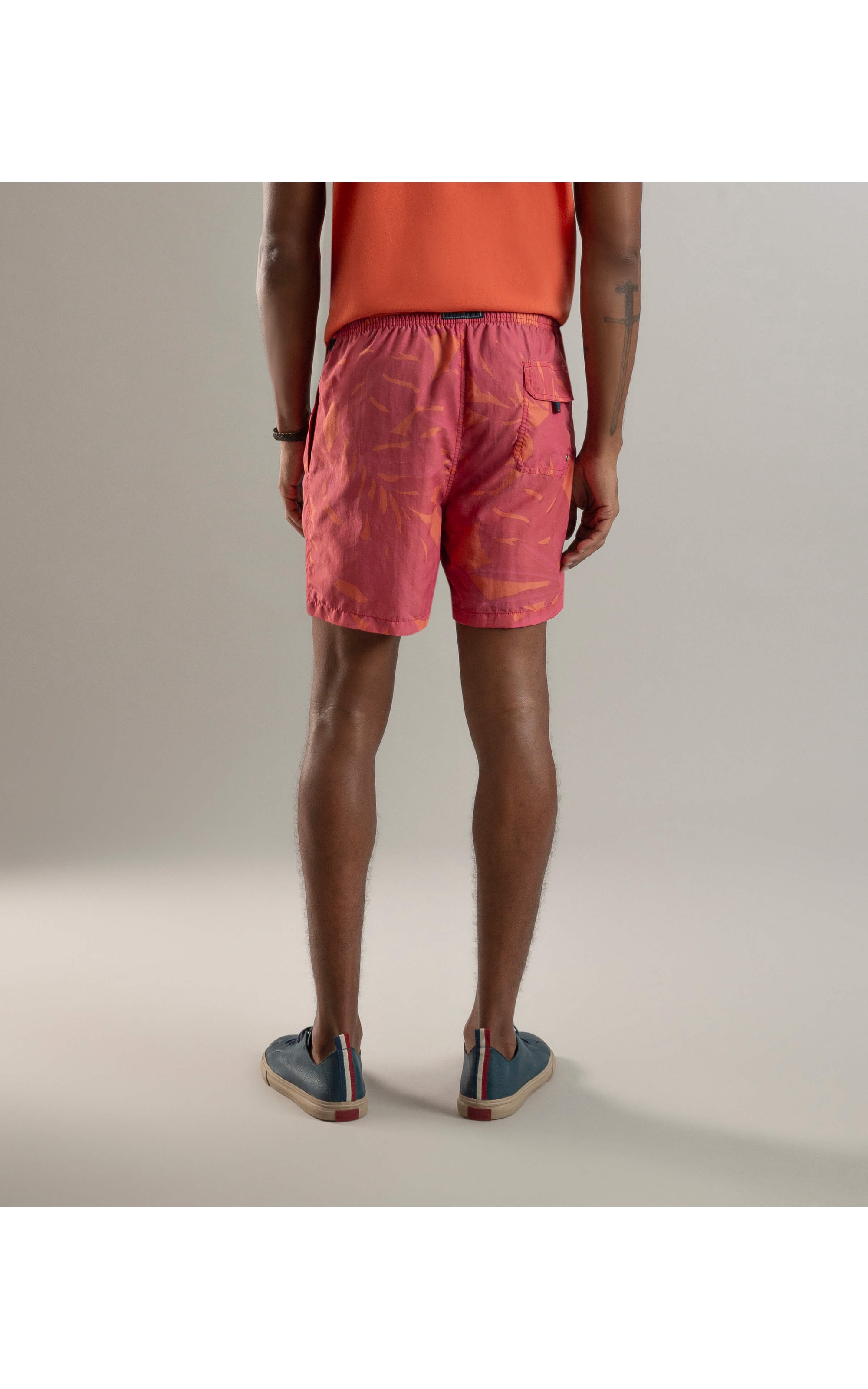  Beach Short Tahiti Regular Vermelho