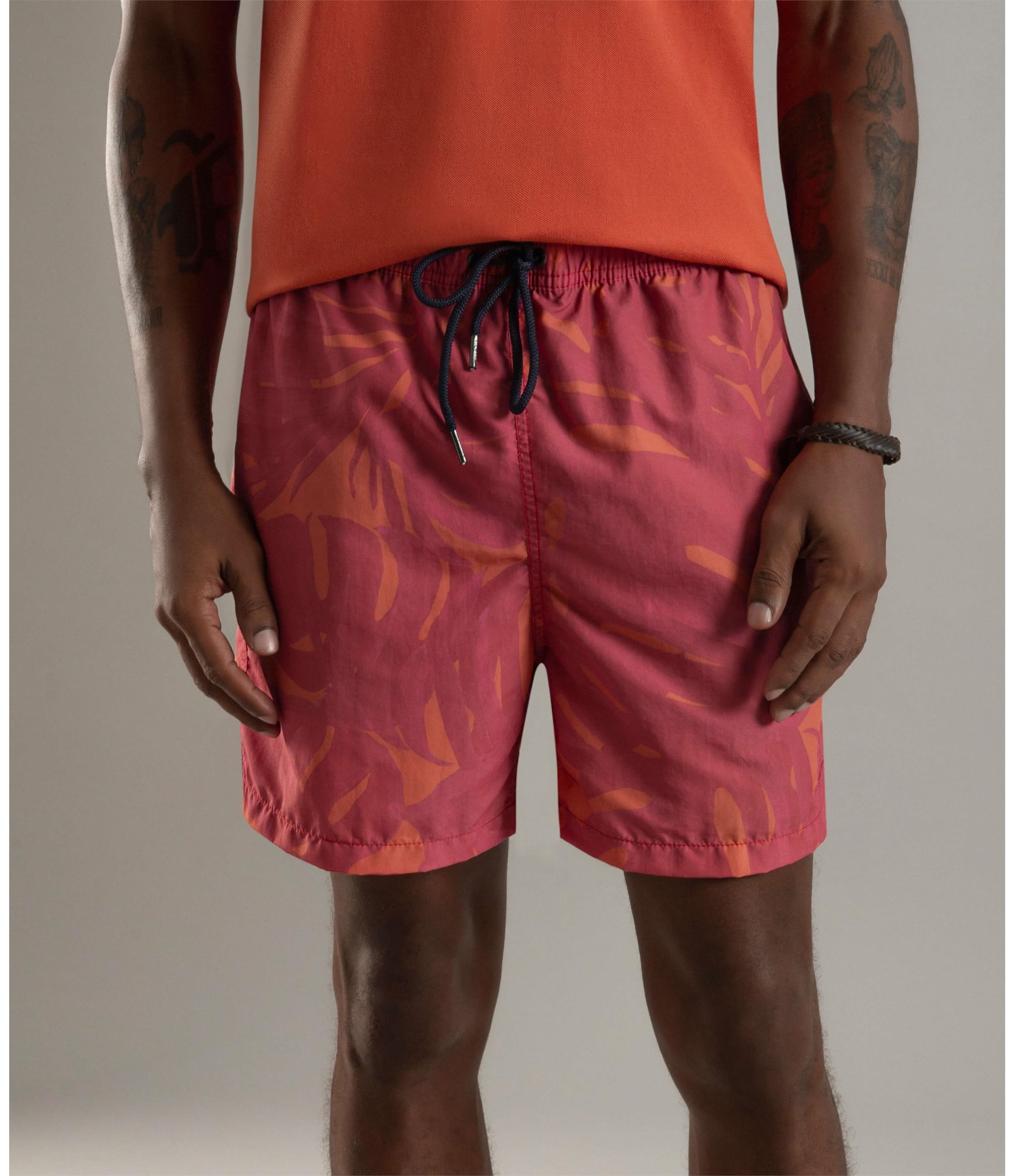  Beach Short Tahiti Regular Vermelho