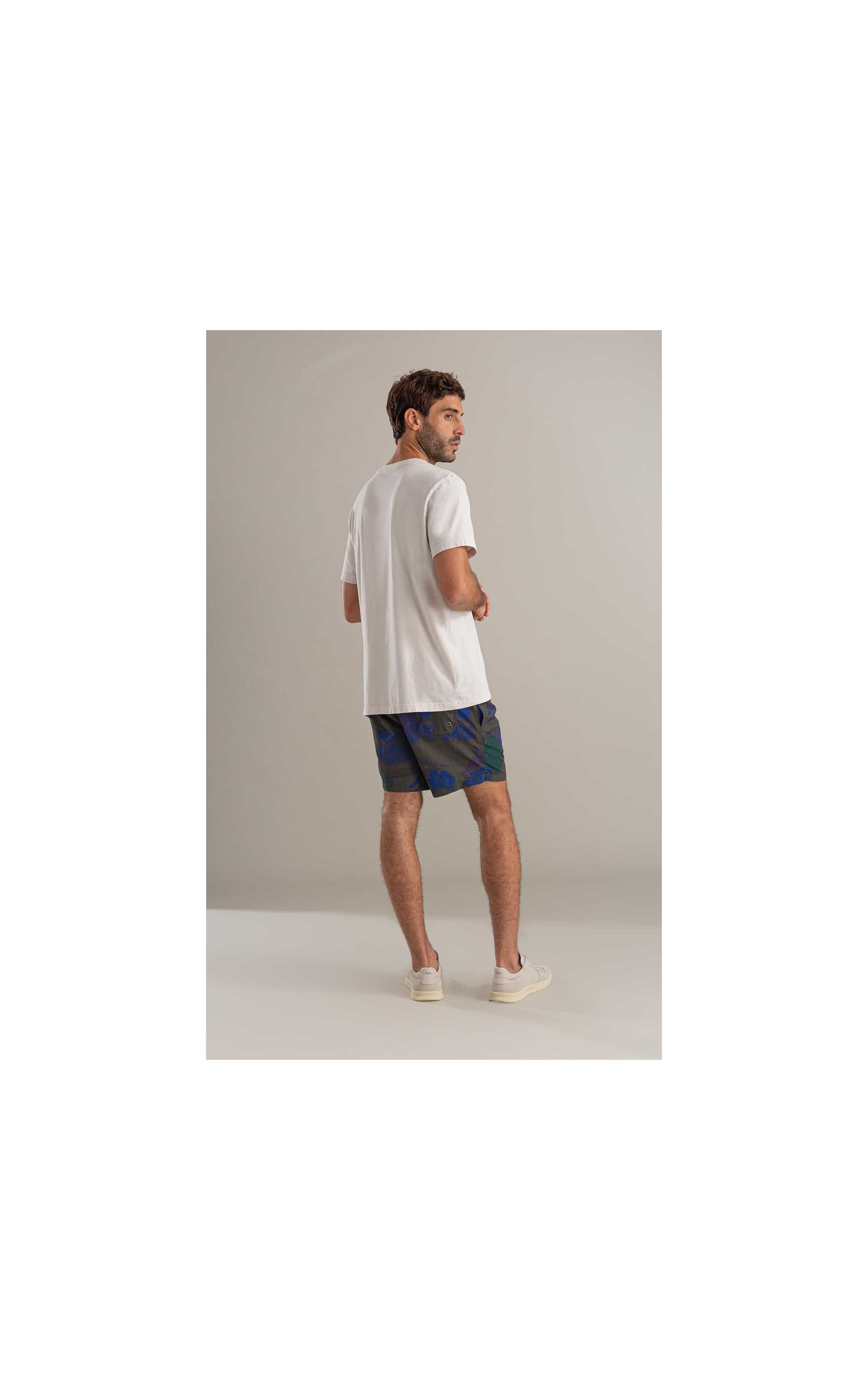 Beach Short Tropical Biarritz Tabaco