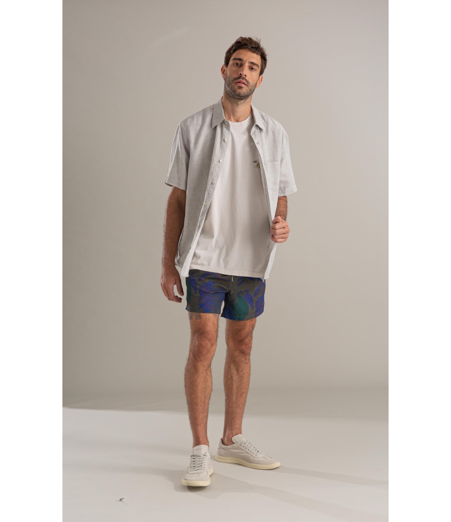 Beach Short Tropical Biarritz Tabaco