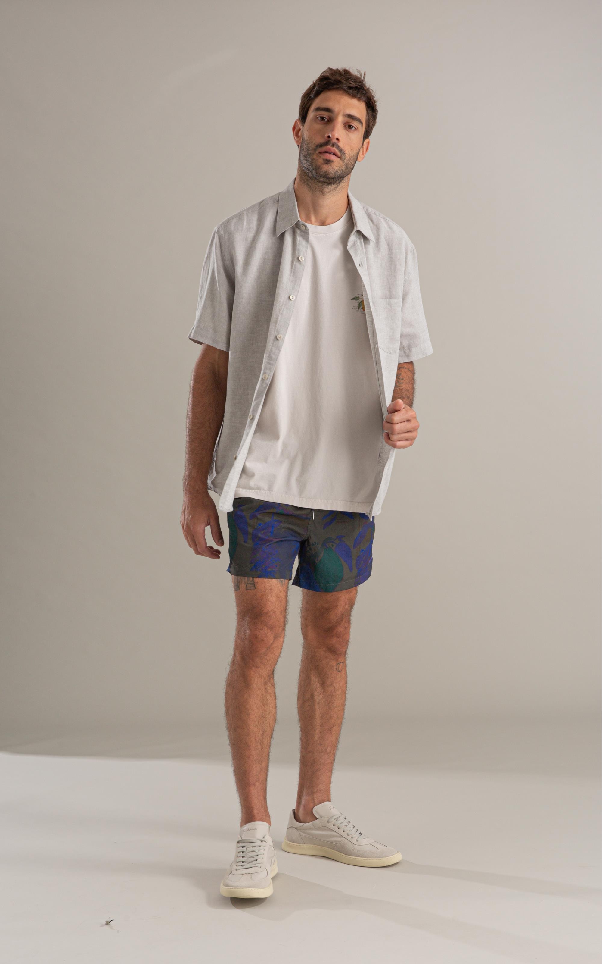 Beach Short Tropical Biarritz Tabaco