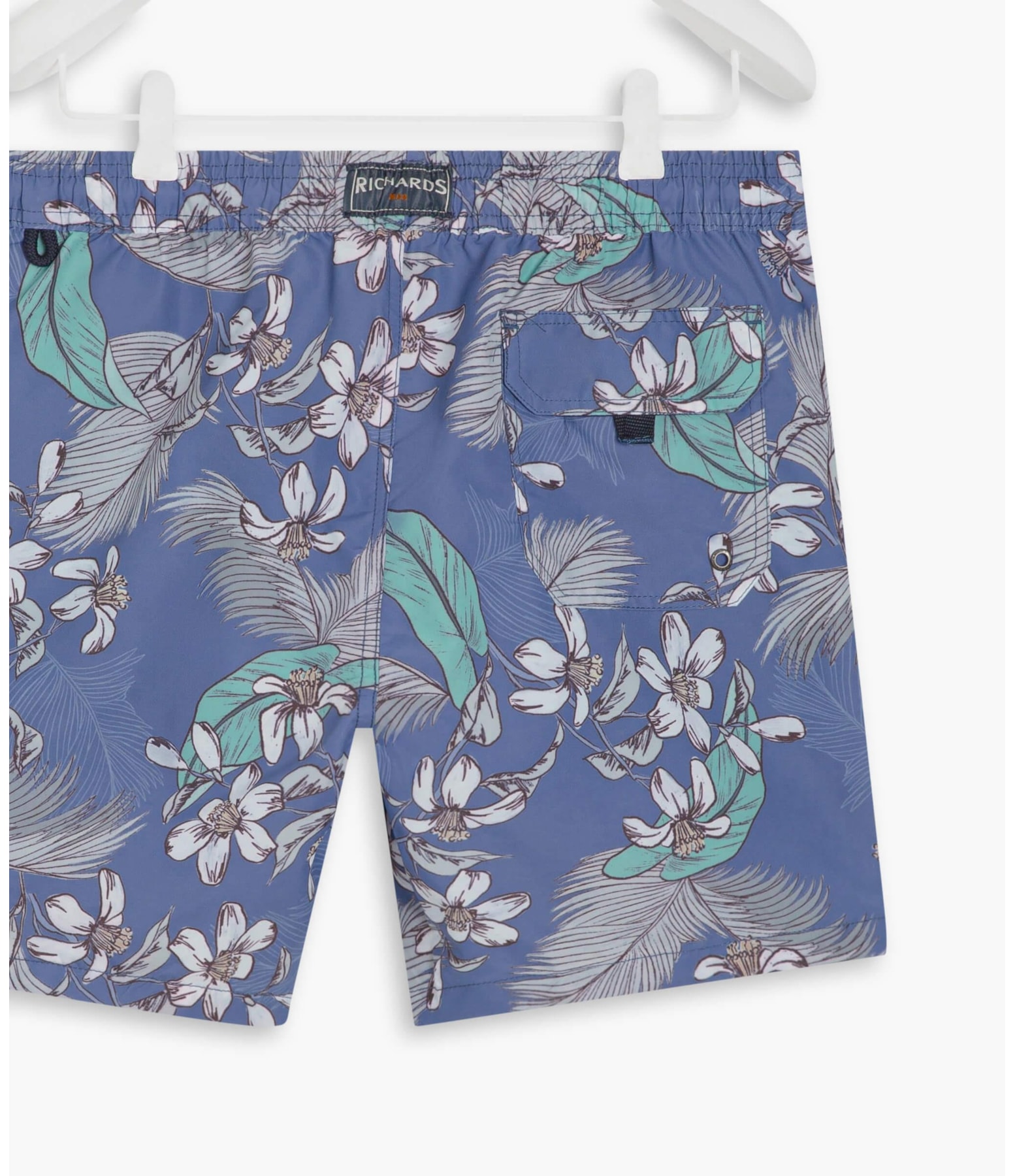 Beach Short Tropical Color Marinho