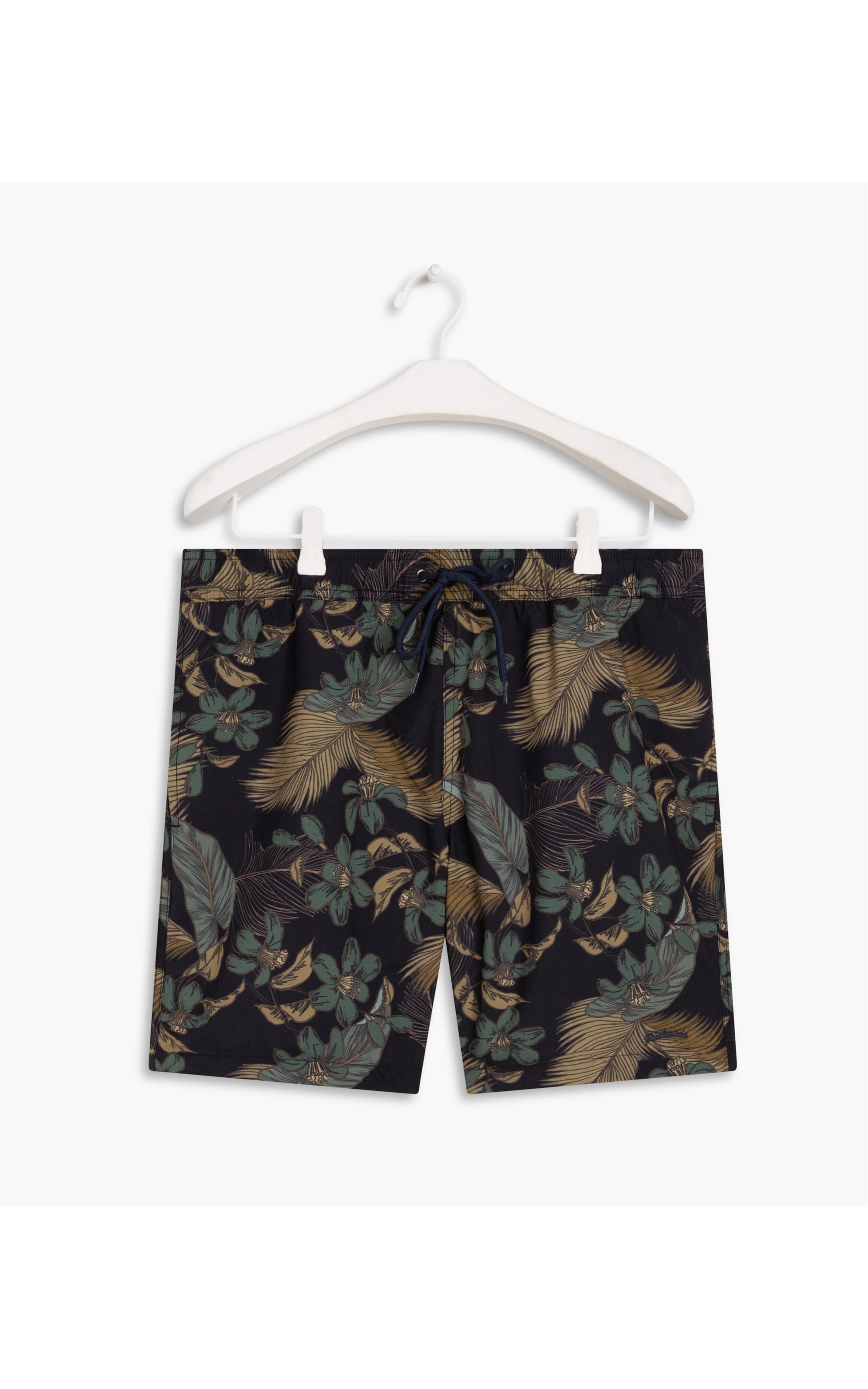 Beach Short Tropical Color Marinho
