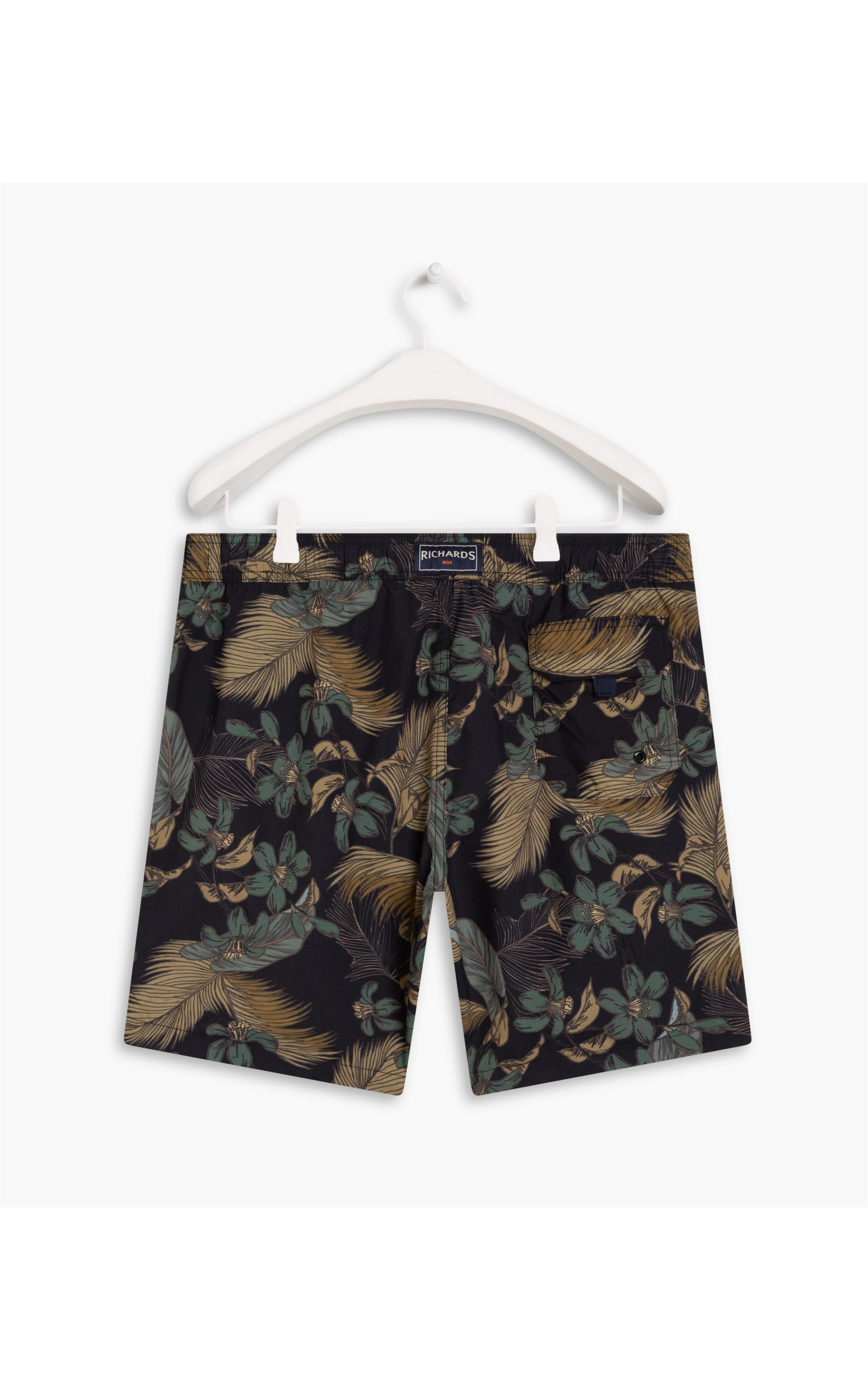 Beach Short Tropical Color Marinho