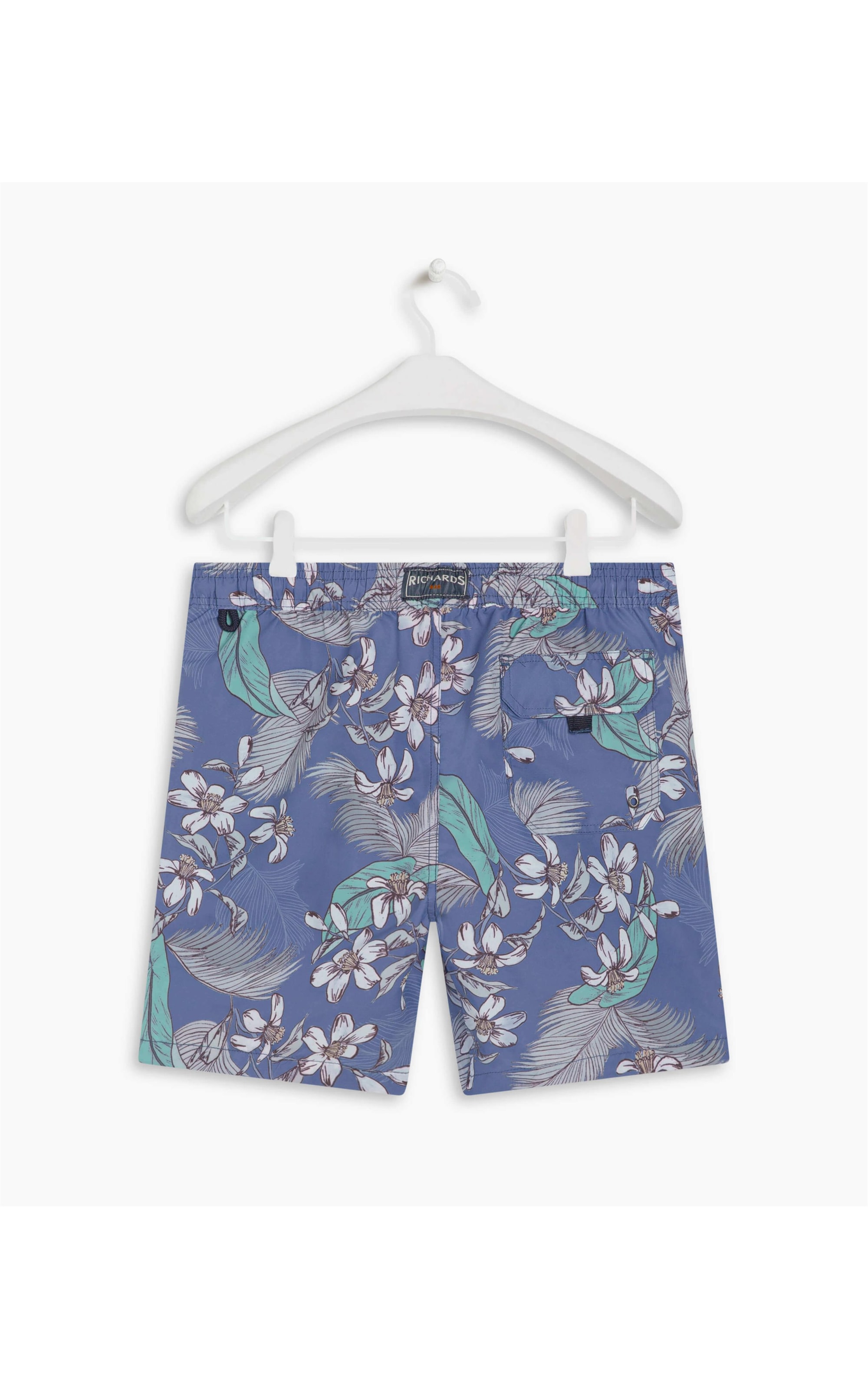 Beach Short Tropical Color Marinho