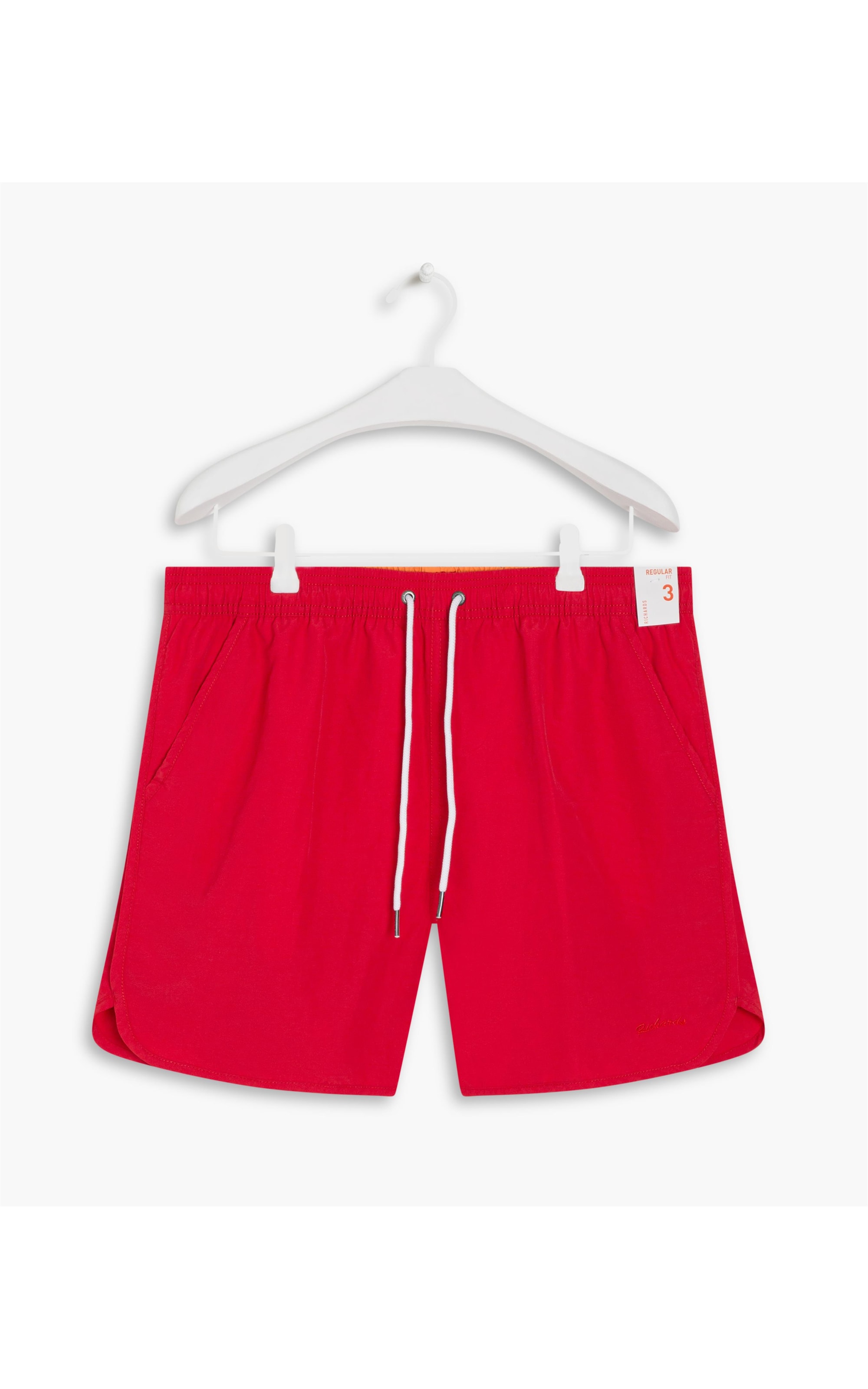  Beach Short Viés Regular Vermelho