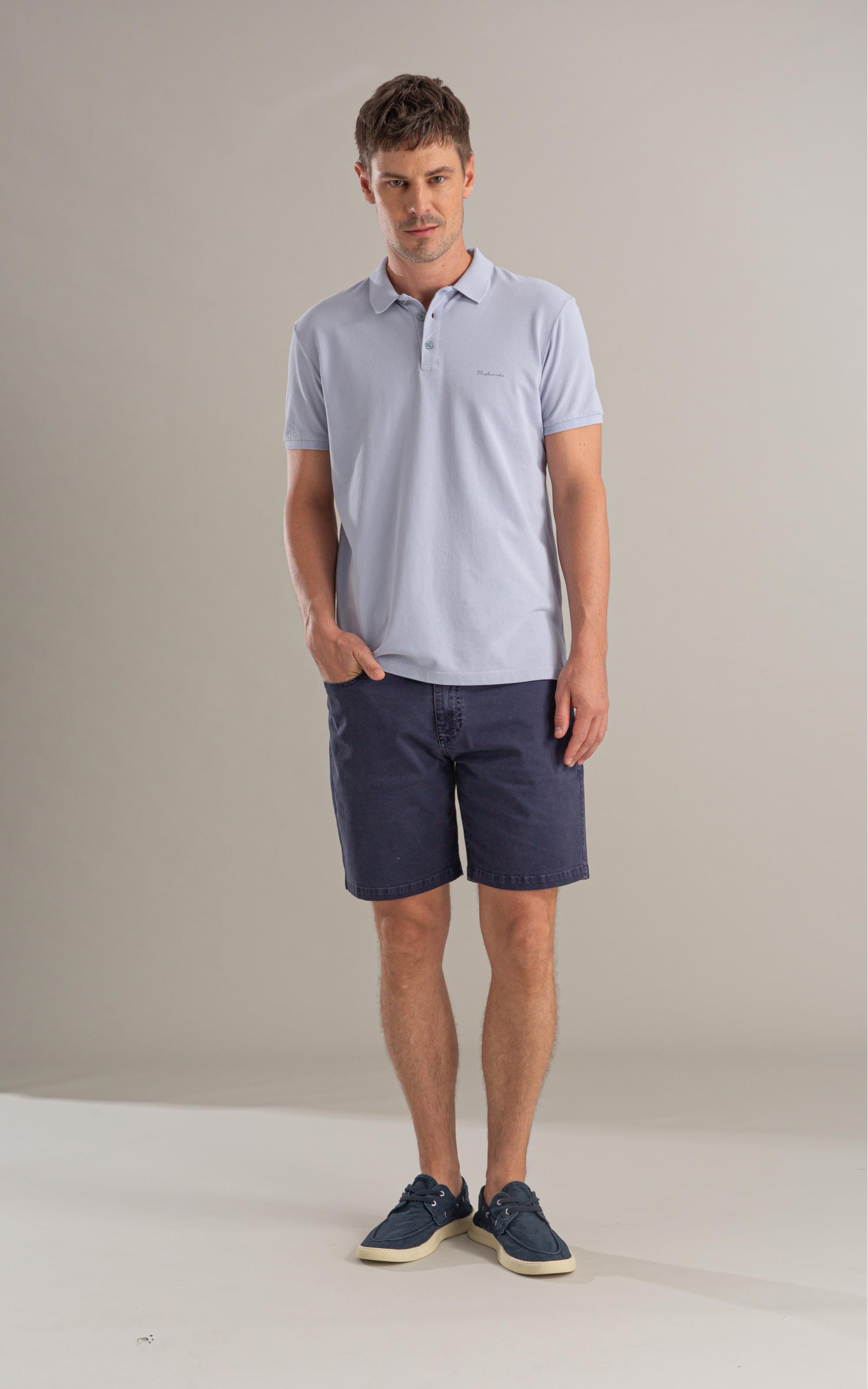 Bermuda 5pockets Rain Classic Purple Blue