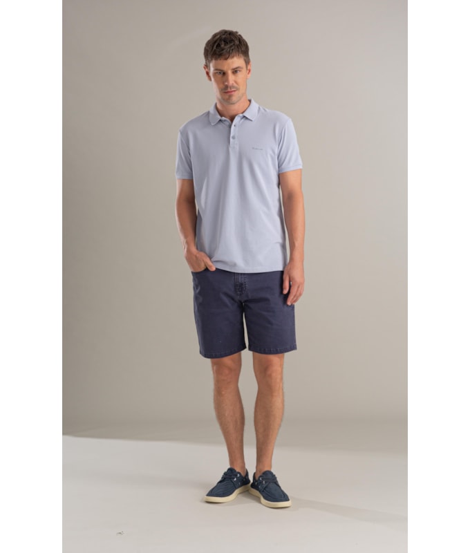 Bermuda 5pockets Rain Classic Purple Blue