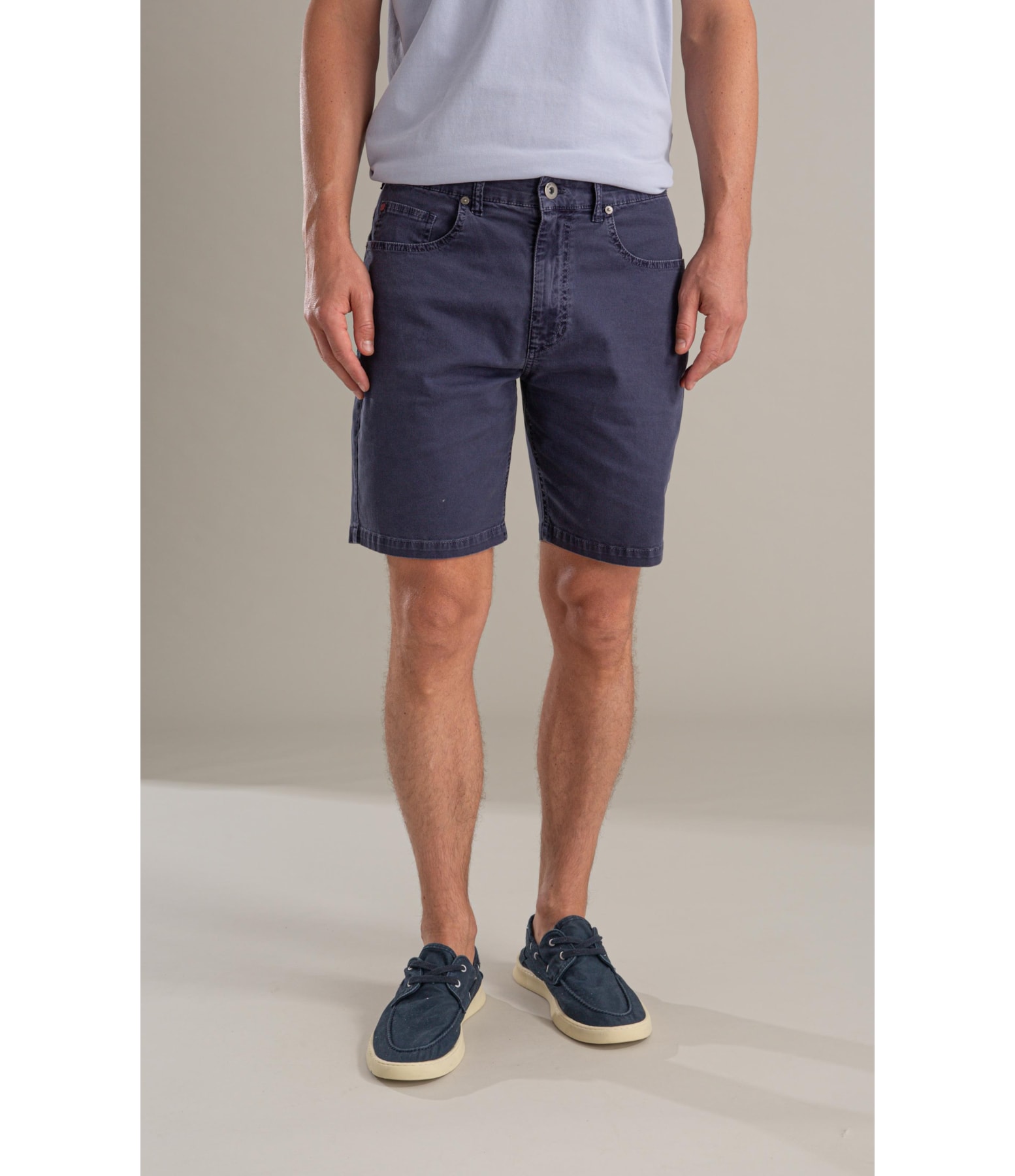 Bermuda 5pockets Rain Classic Purple Blue