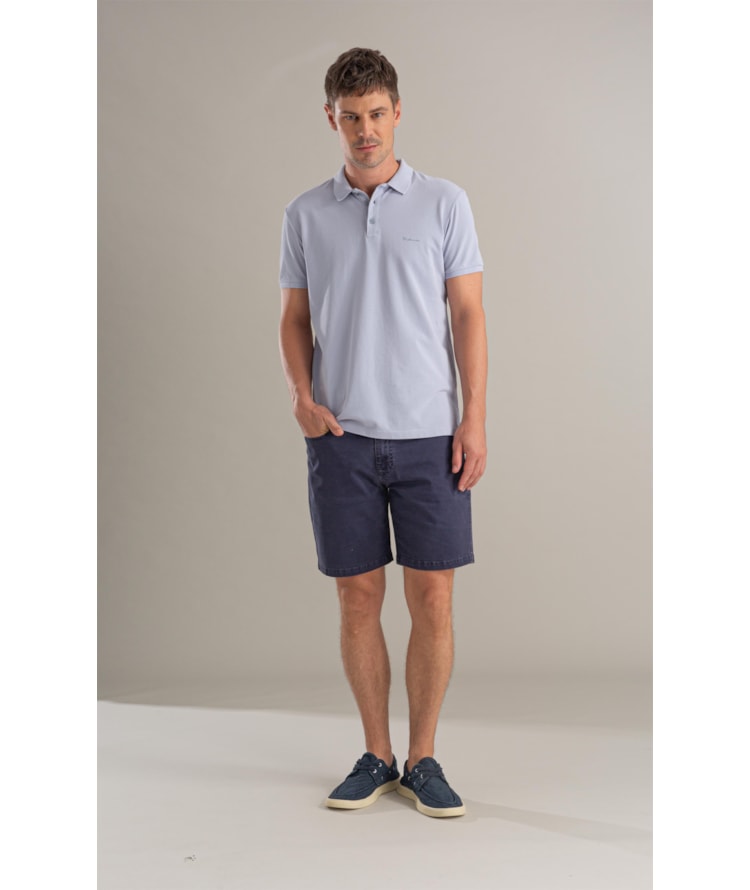 Bermuda 5pockets Rain Classic Purple Blue