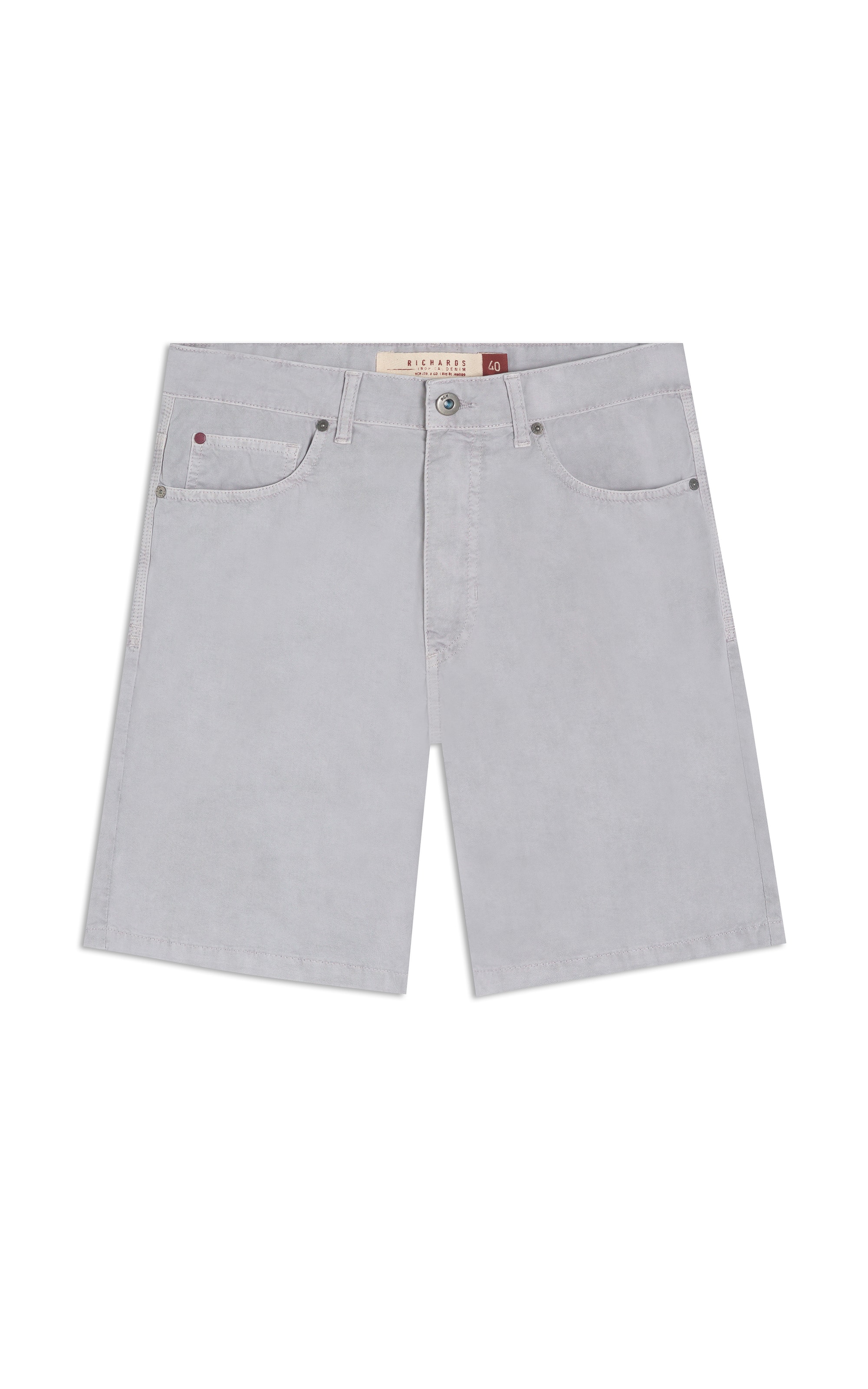 Bermuda 5pockets Vm Classic Prata