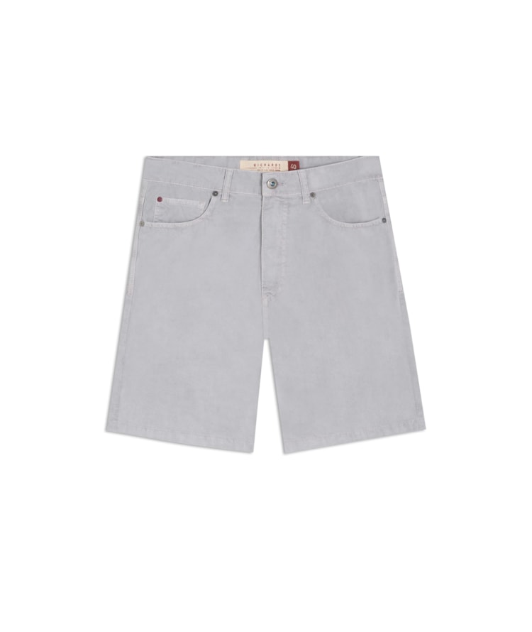 Bermuda 5pockets Vm Classic Prata
