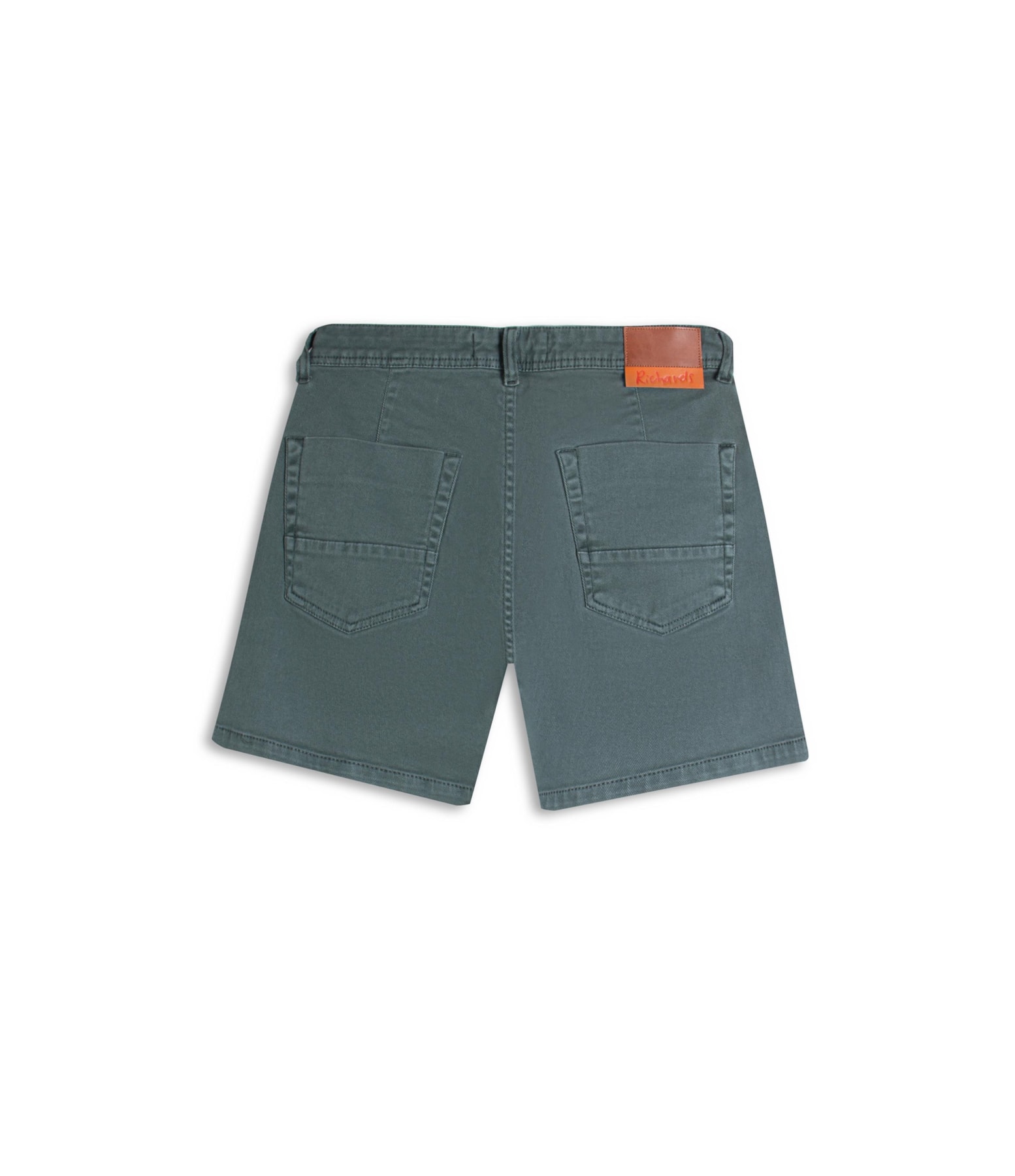 Bermuda 5pockets White Denim Verde Army