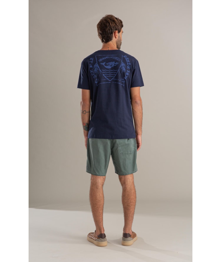 Bermuda Aloha Color Twill Verde Army