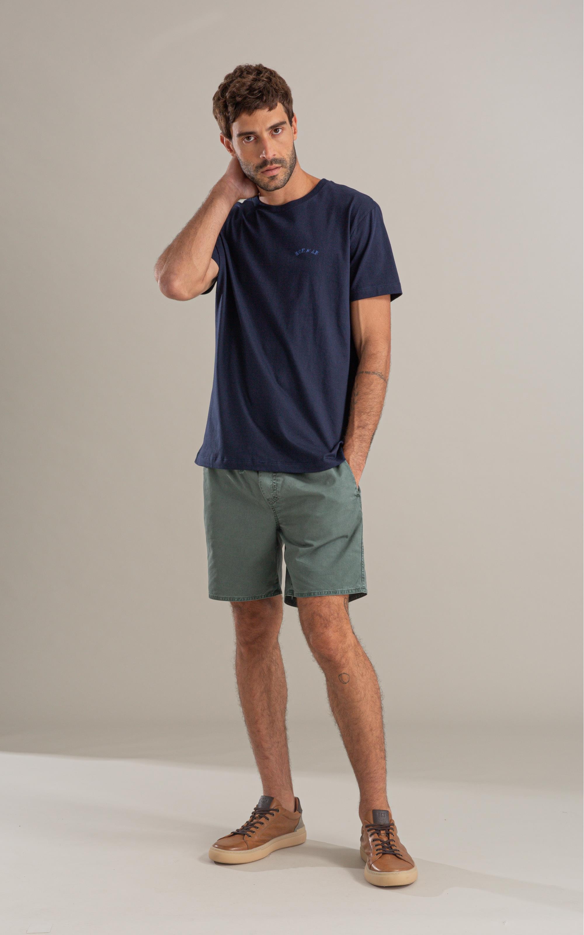 Bermuda Aloha Color Twill Verde Army
