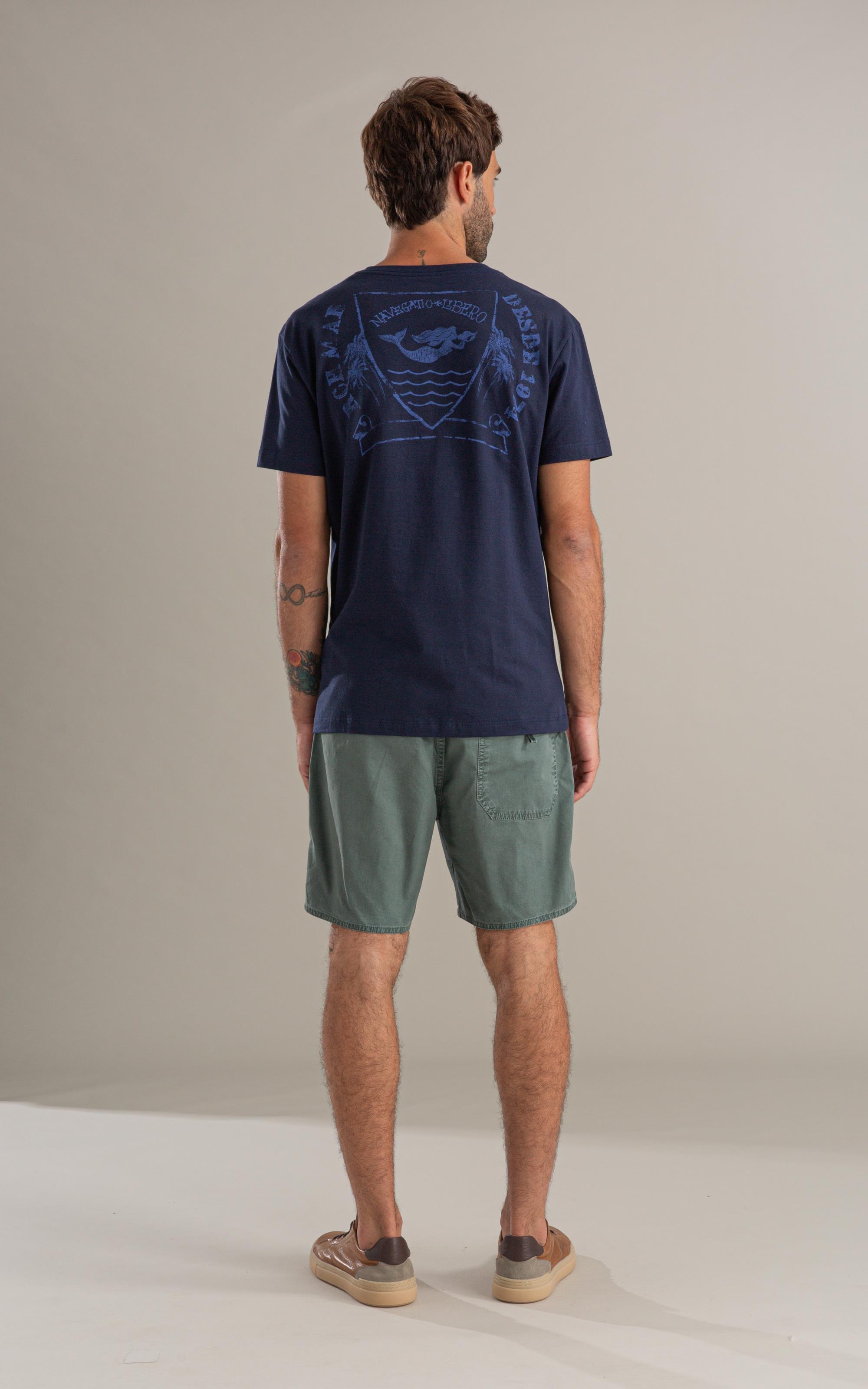 Bermuda Aloha Color Twill Verde Army