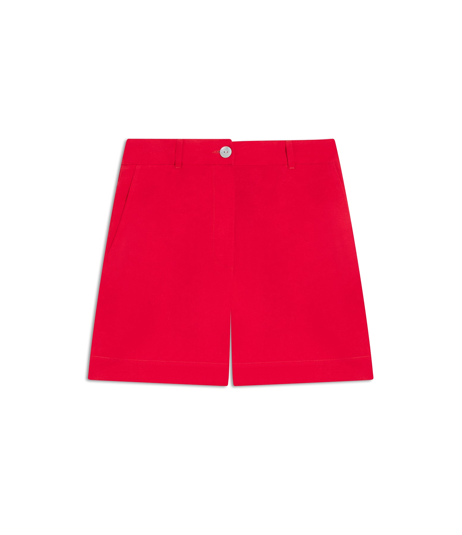 Bermuda Aspen Linho Blend Vermelho Vivo