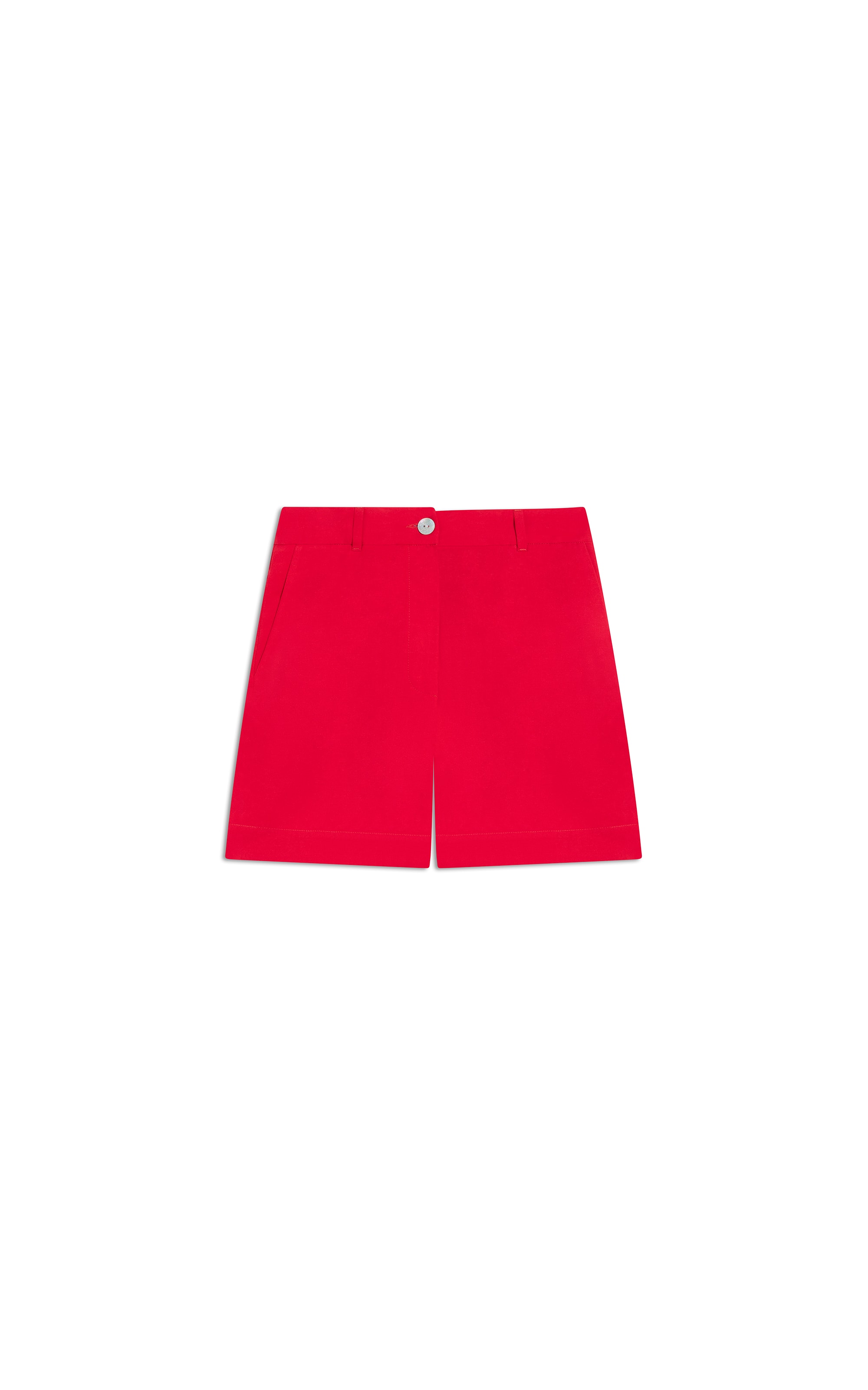 Bermuda Aspen Linho Blend Vermelho Vivo