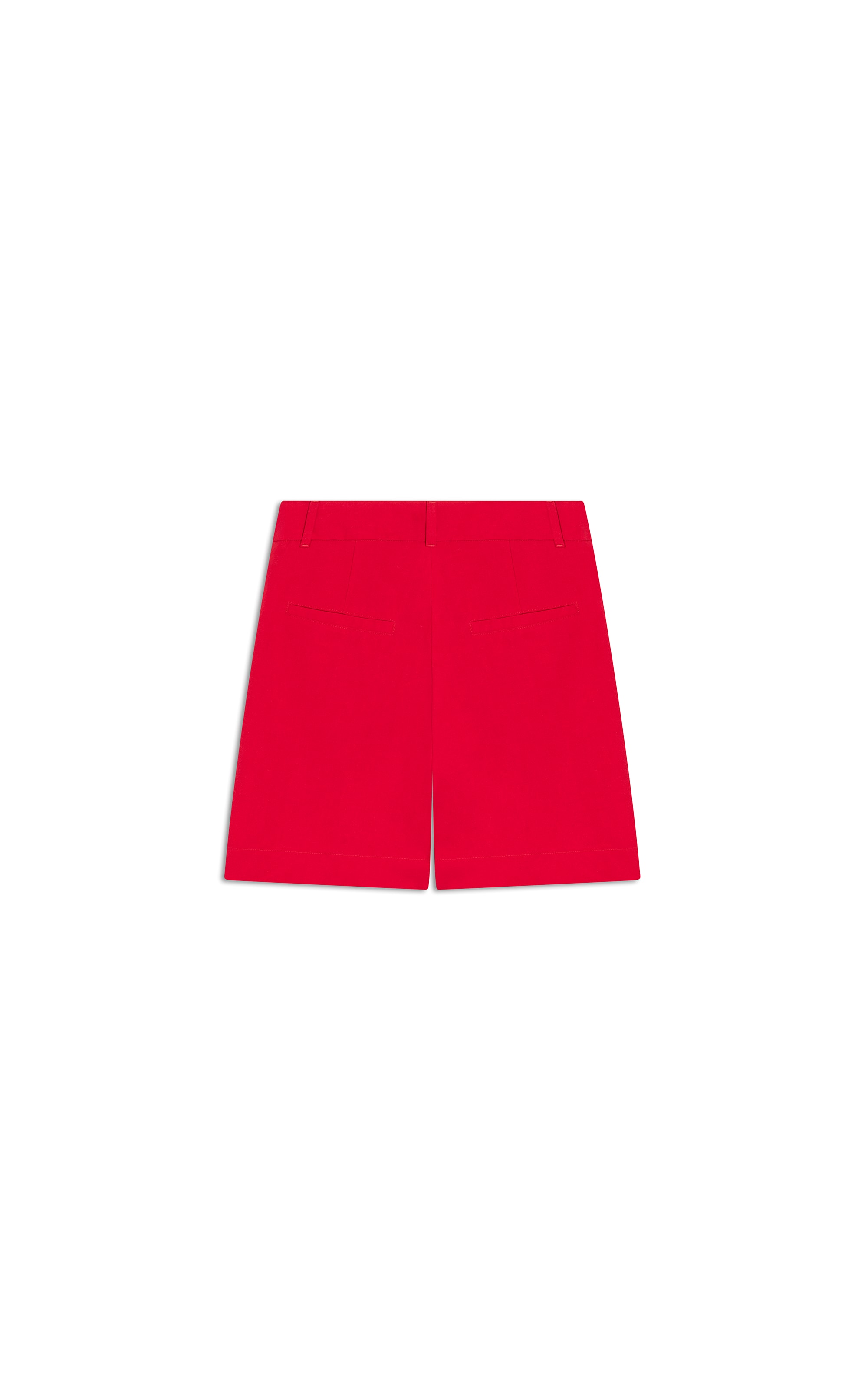 Bermuda Aspen Linho Blend Vermelho Vivo