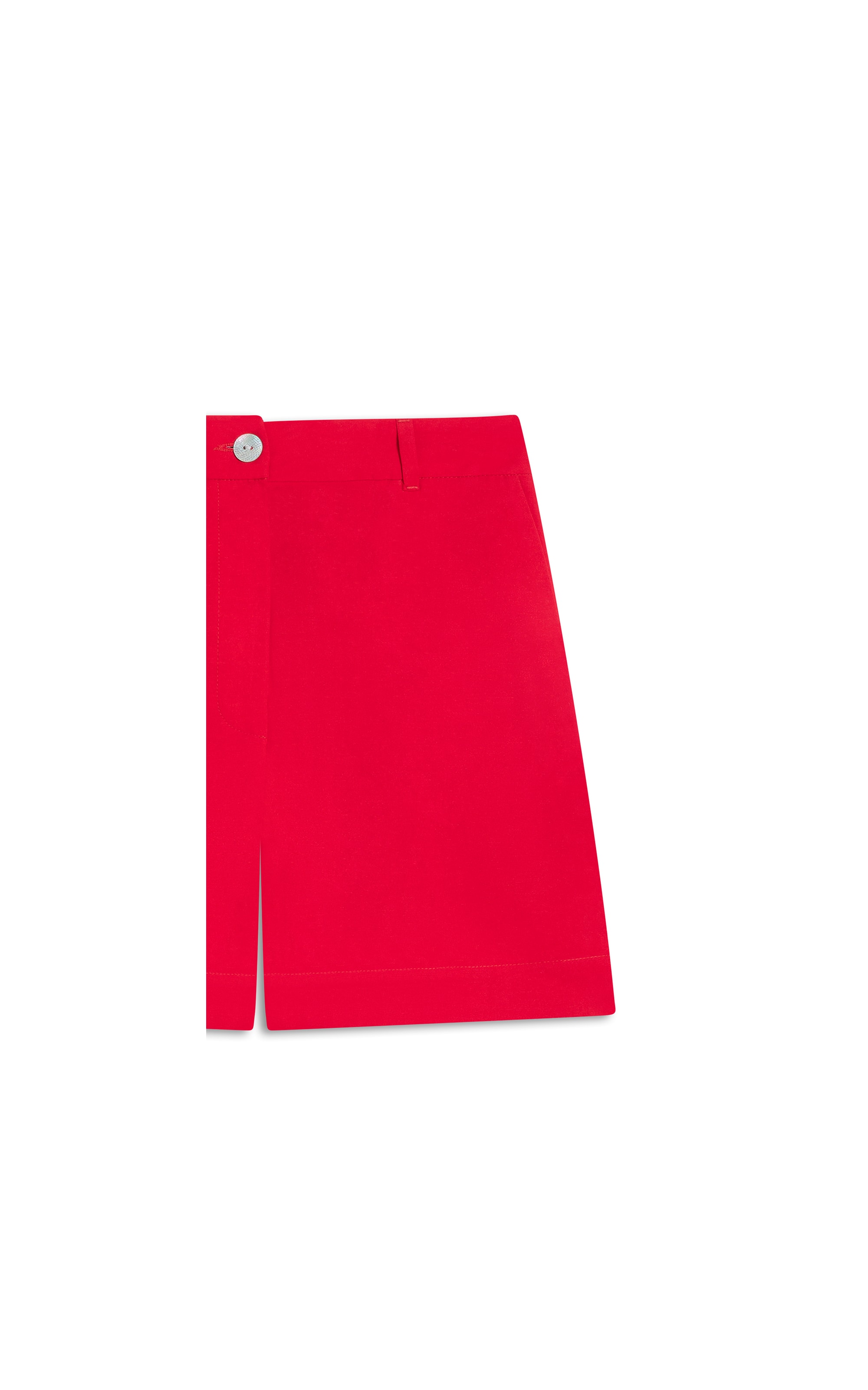 Bermuda Aspen Linho Blend Vermelho Vivo