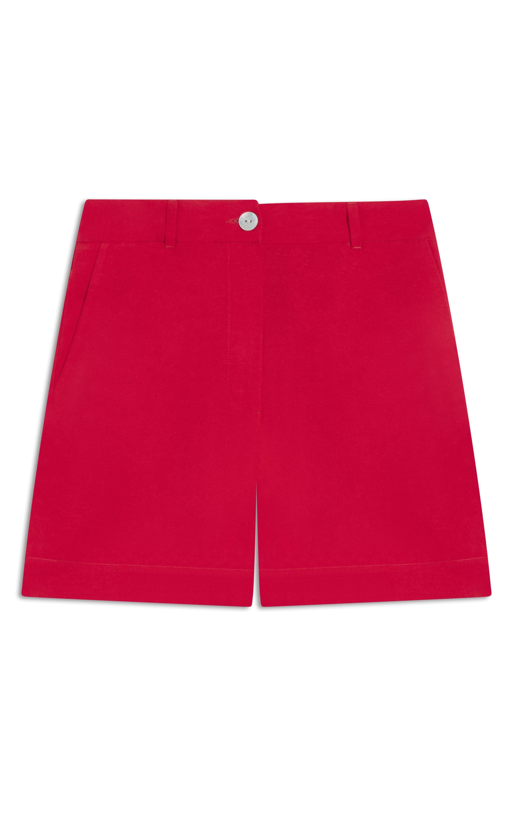Bermuda Aspen Linho Blend Vermelho Vivo        