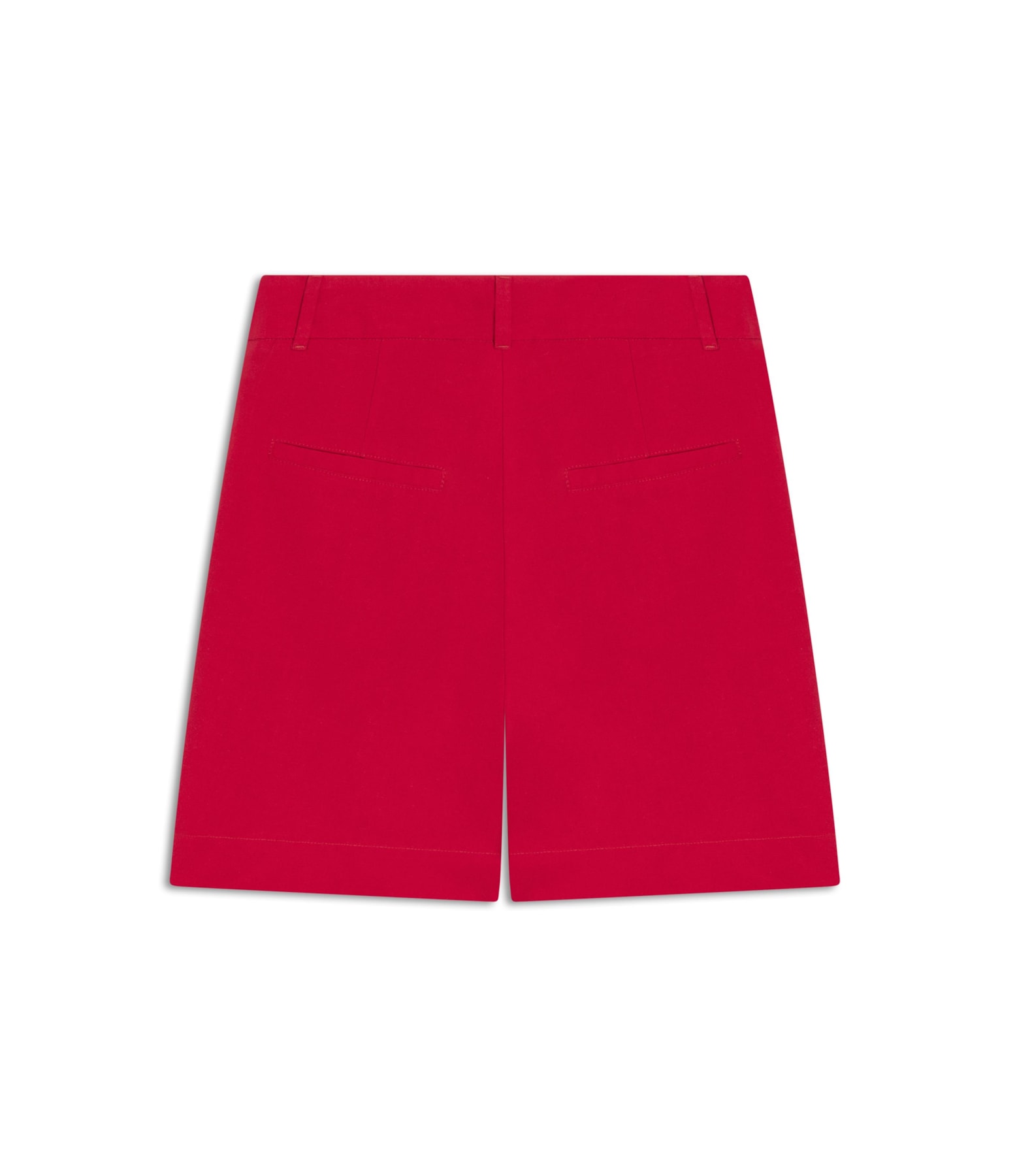 Bermuda Aspen Linho Blend Vermelho Vivo        