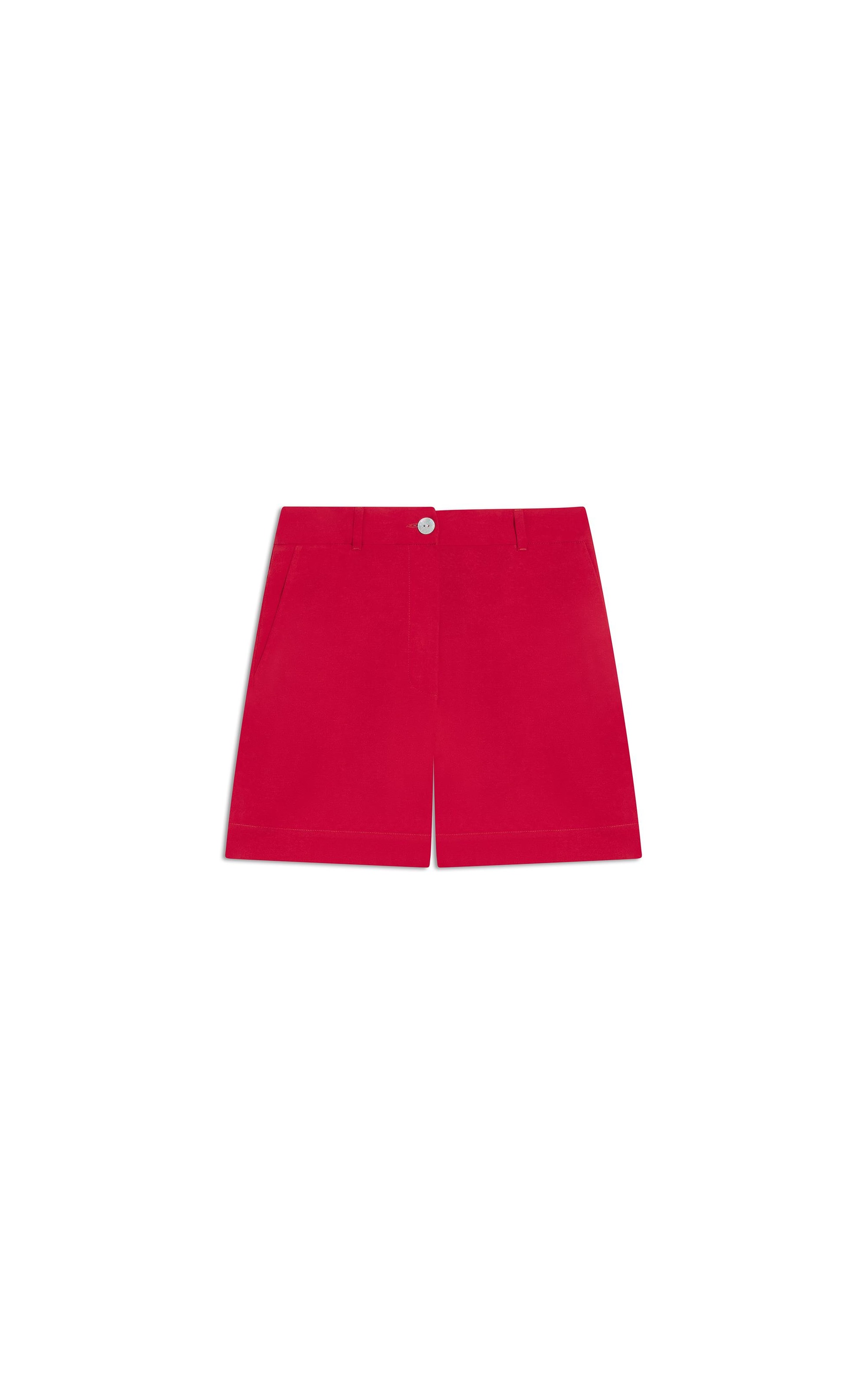 Bermuda Aspen Linho Blend Vermelho Vivo        