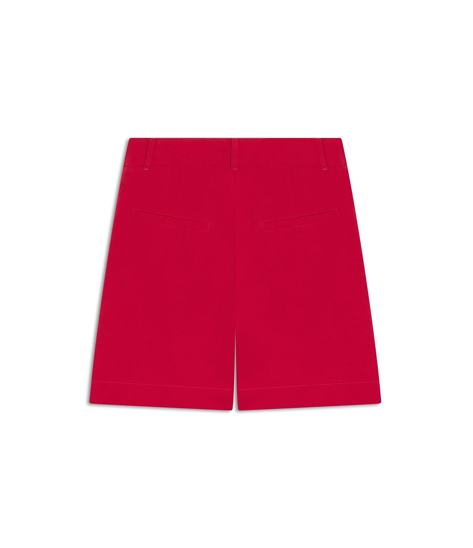 Bermuda Aspen Linho Blend Vermelho Vivo        