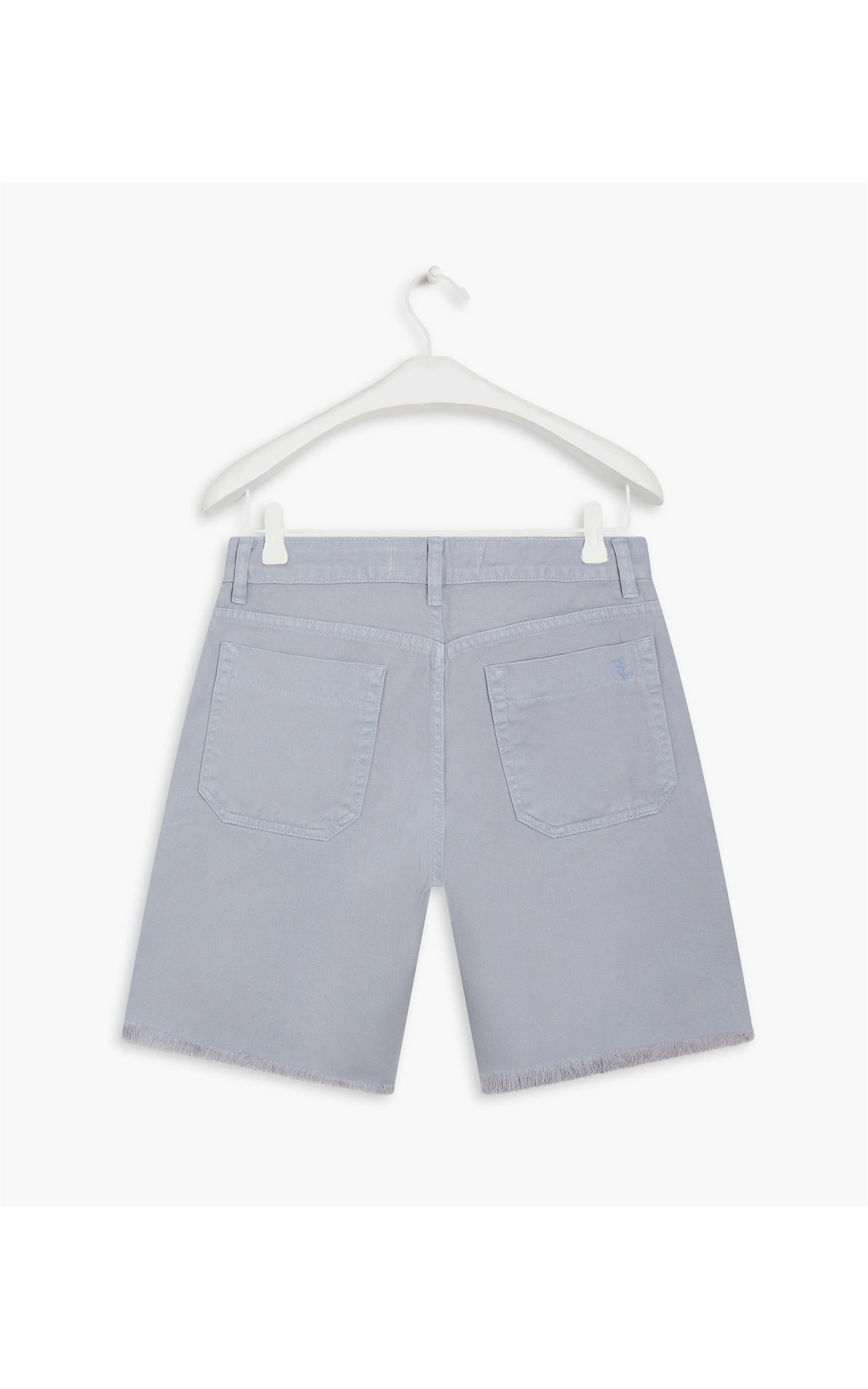Bermuda Bela White Denim Azul Seco