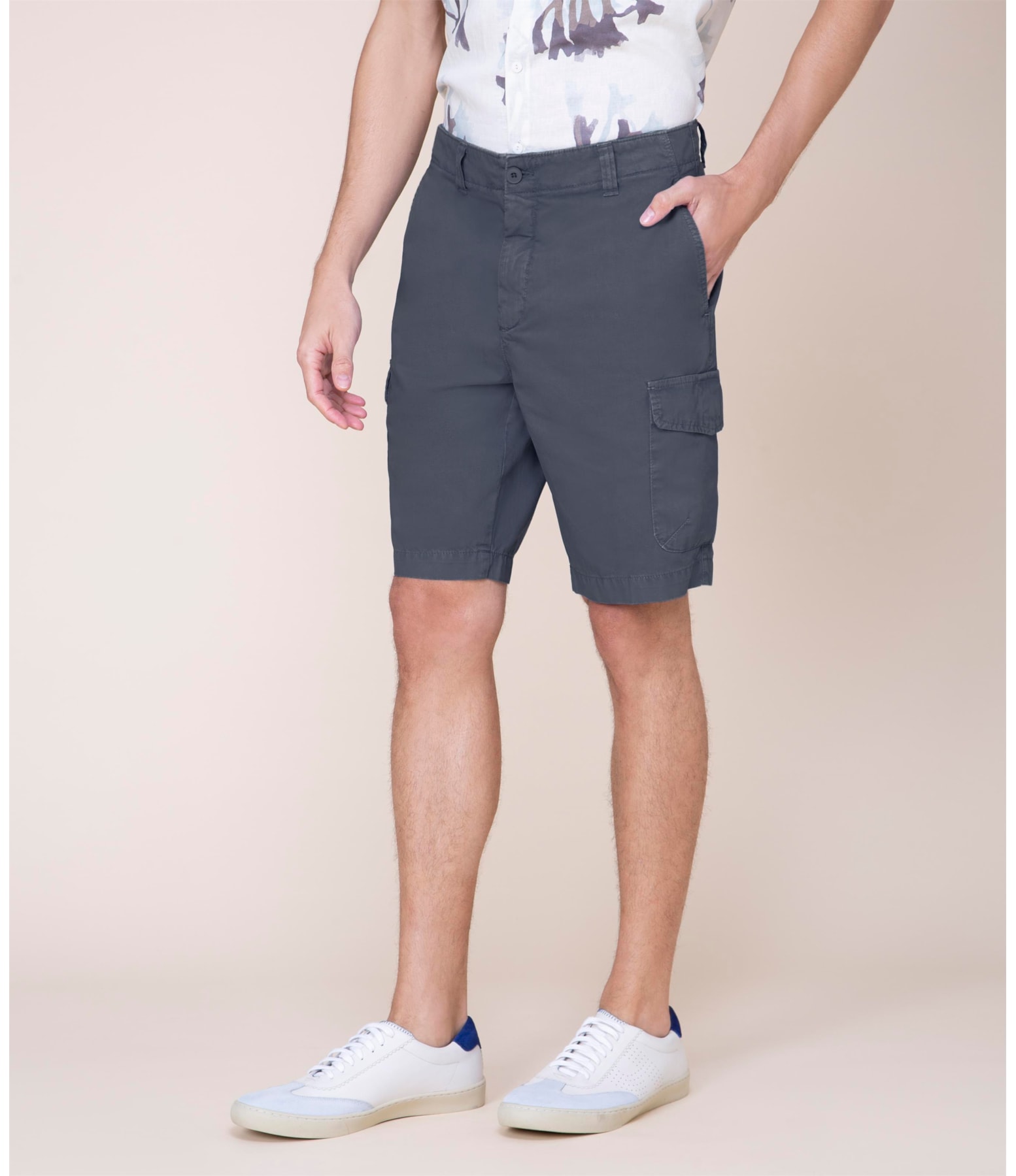 Bermuda Cargo Azul Jeans _ V22