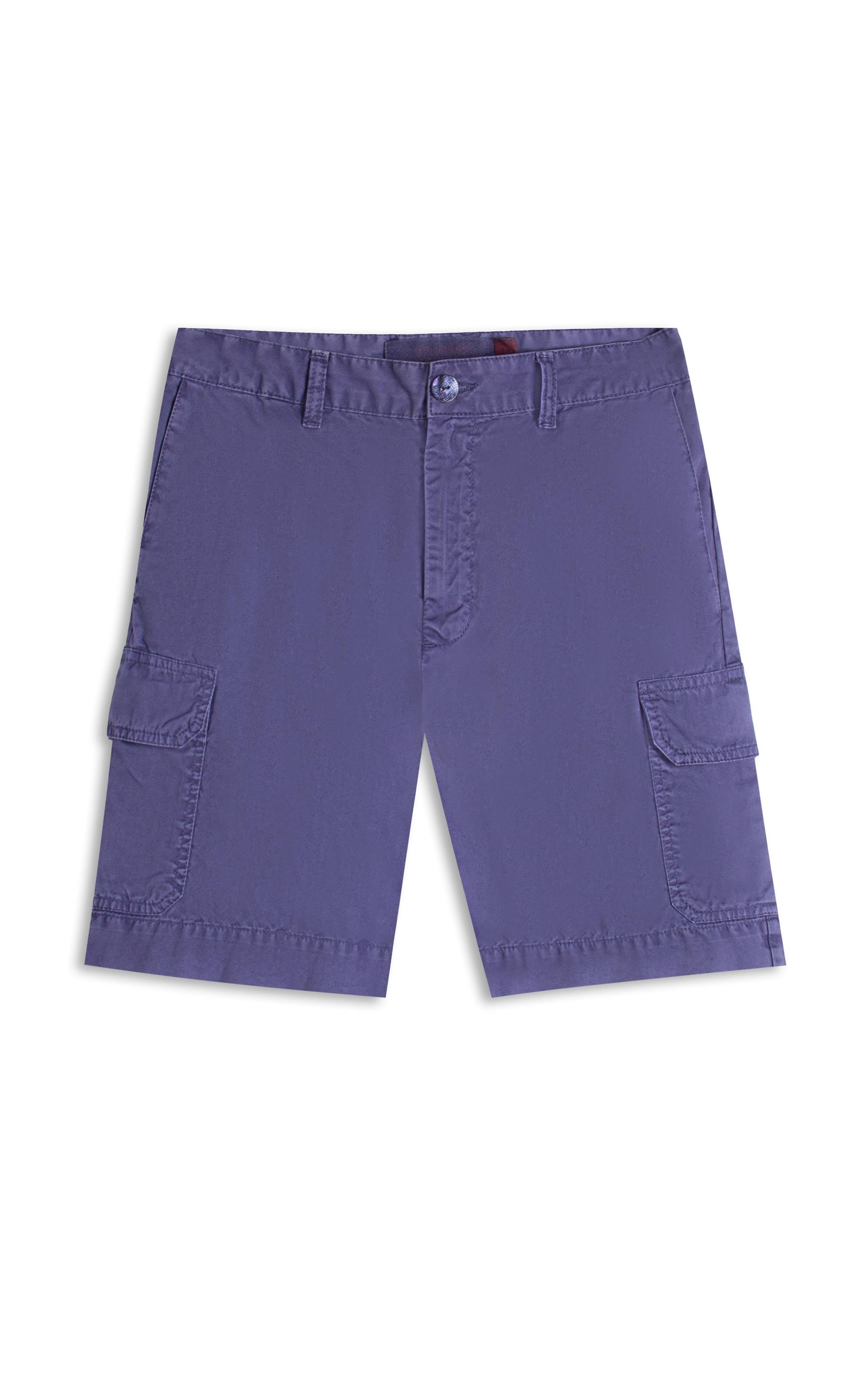 Bermuda Cargo Color Twill Gai  Misty