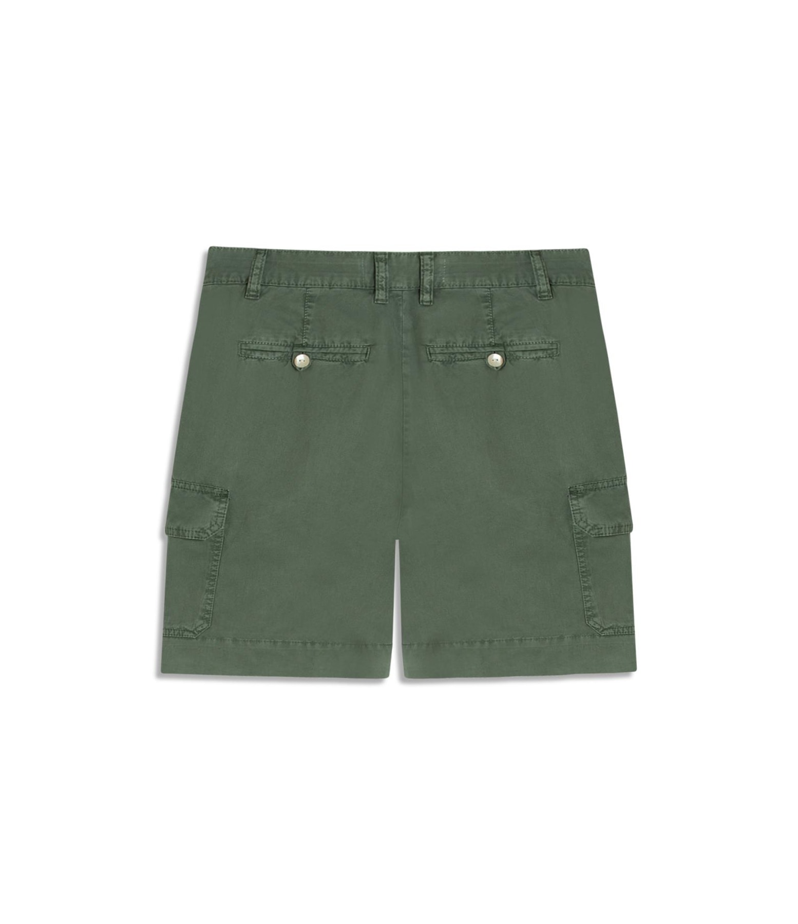 Bermuda Cargo Color Twill Gai Verde Army