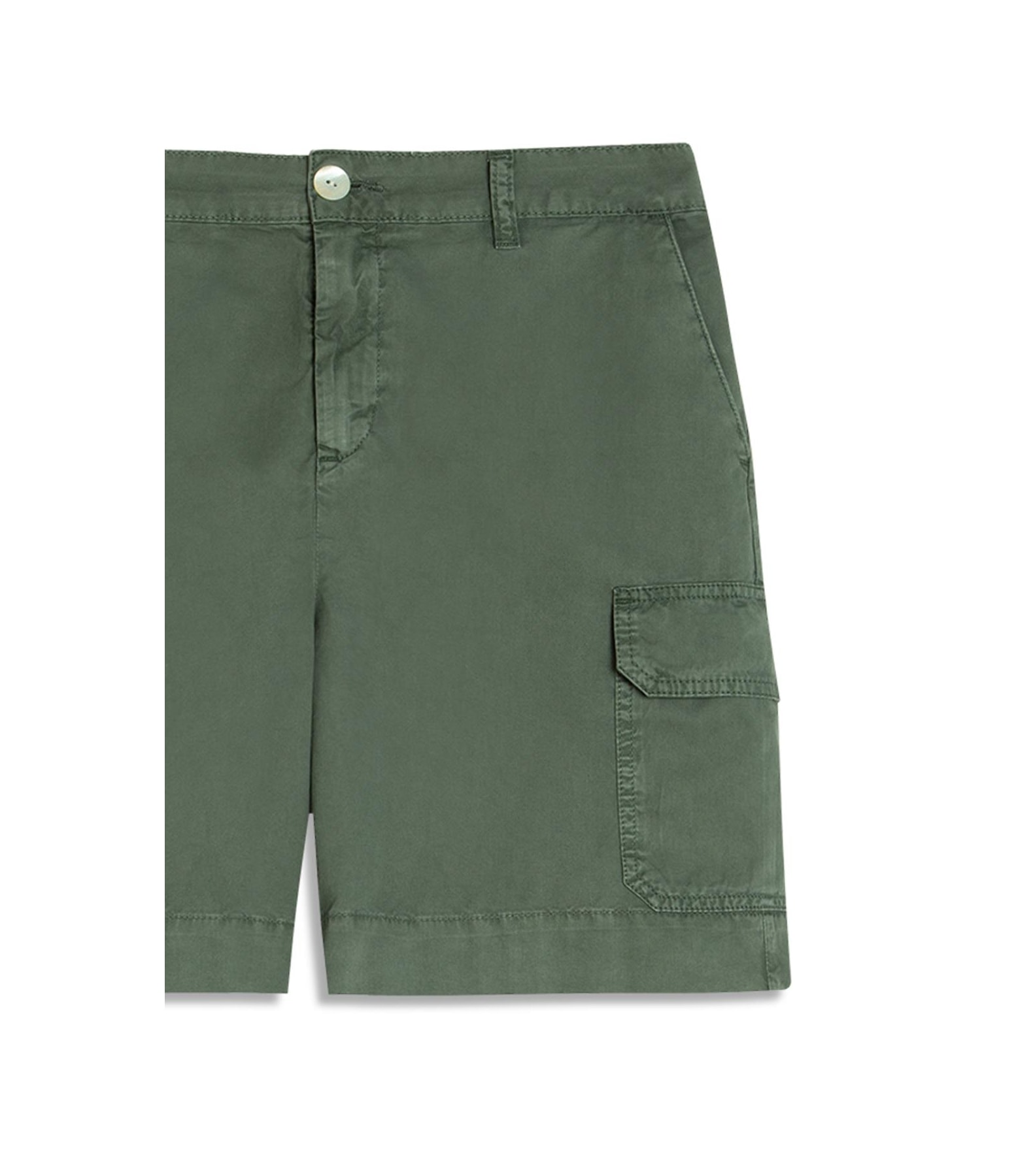 Bermuda Cargo Color Twill Gai Verde Army