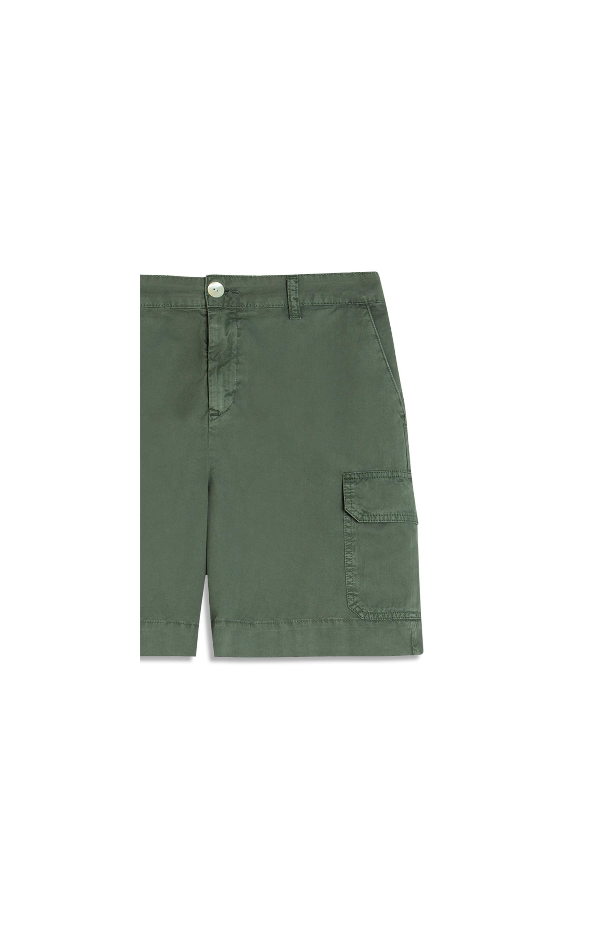 Bermuda Cargo Color Twill Gai Verde Army