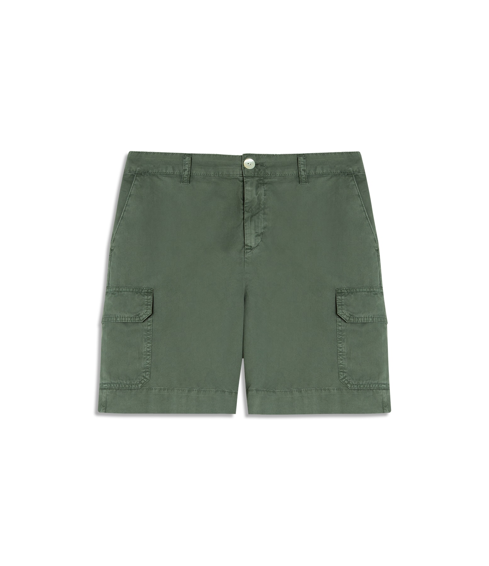 Bermuda Cargo Color Twill Gai Verde Army