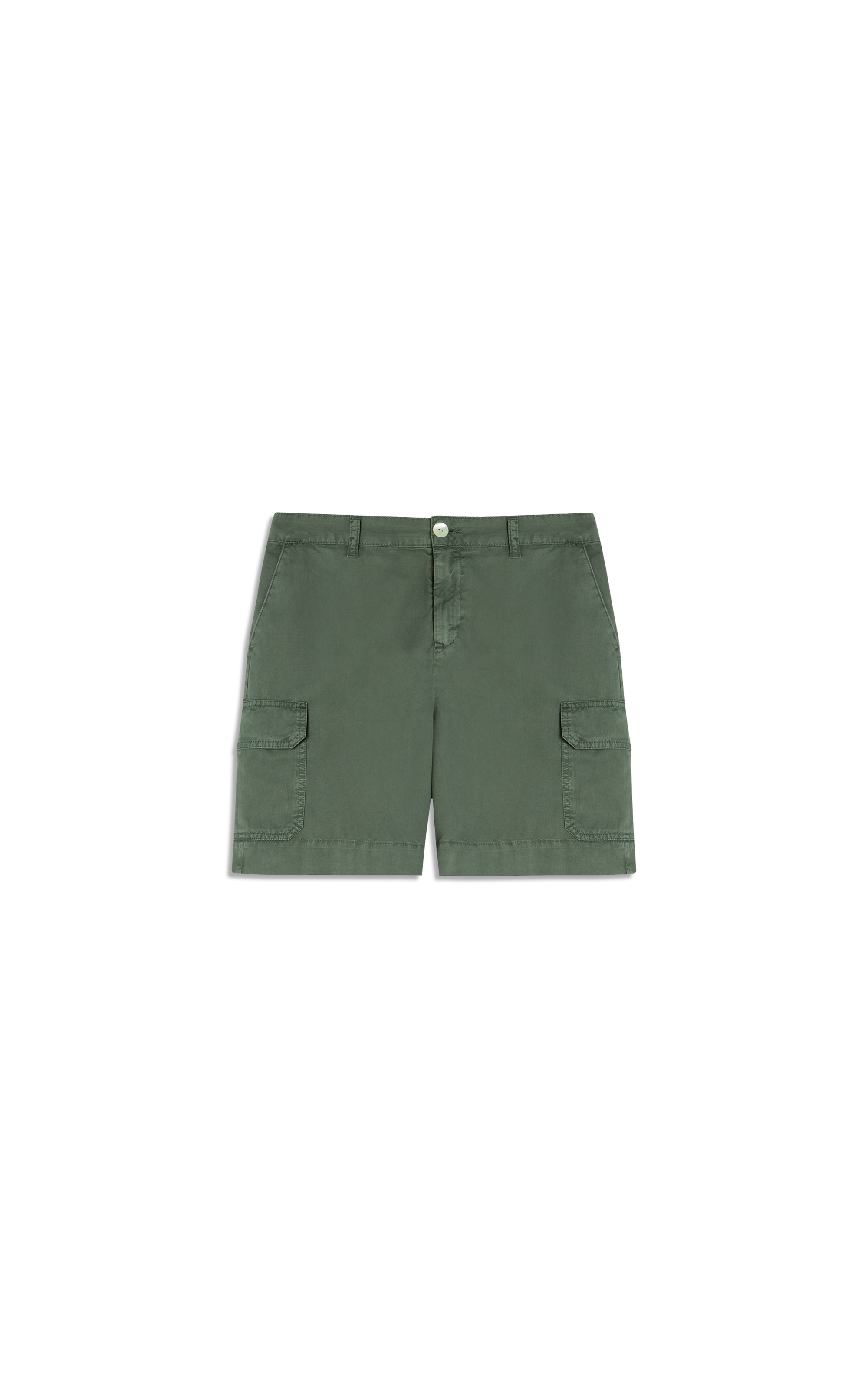 Bermuda Cargo Color Twill Gai Verde Army