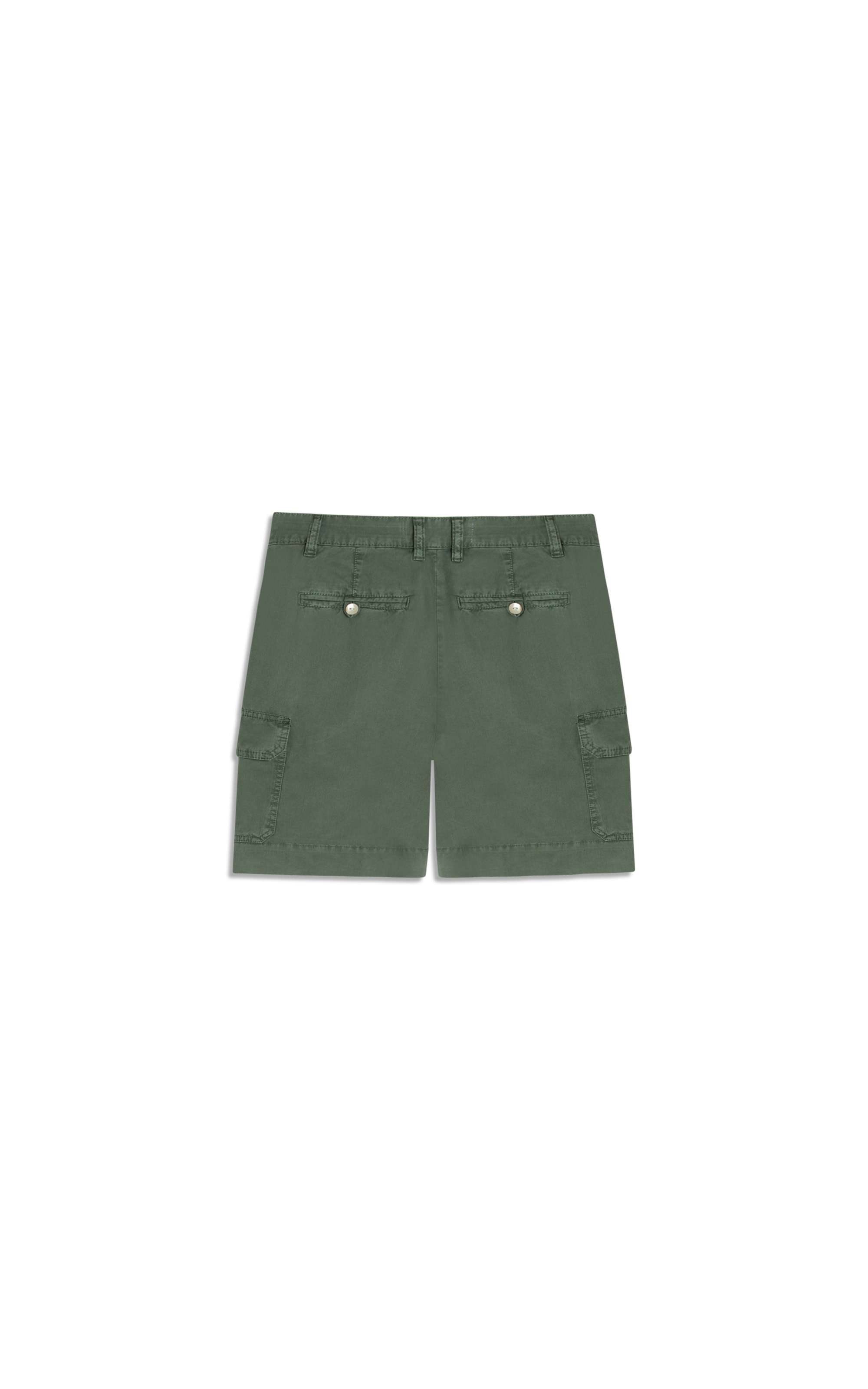 Bermuda Cargo Color Twill Gai Verde Army