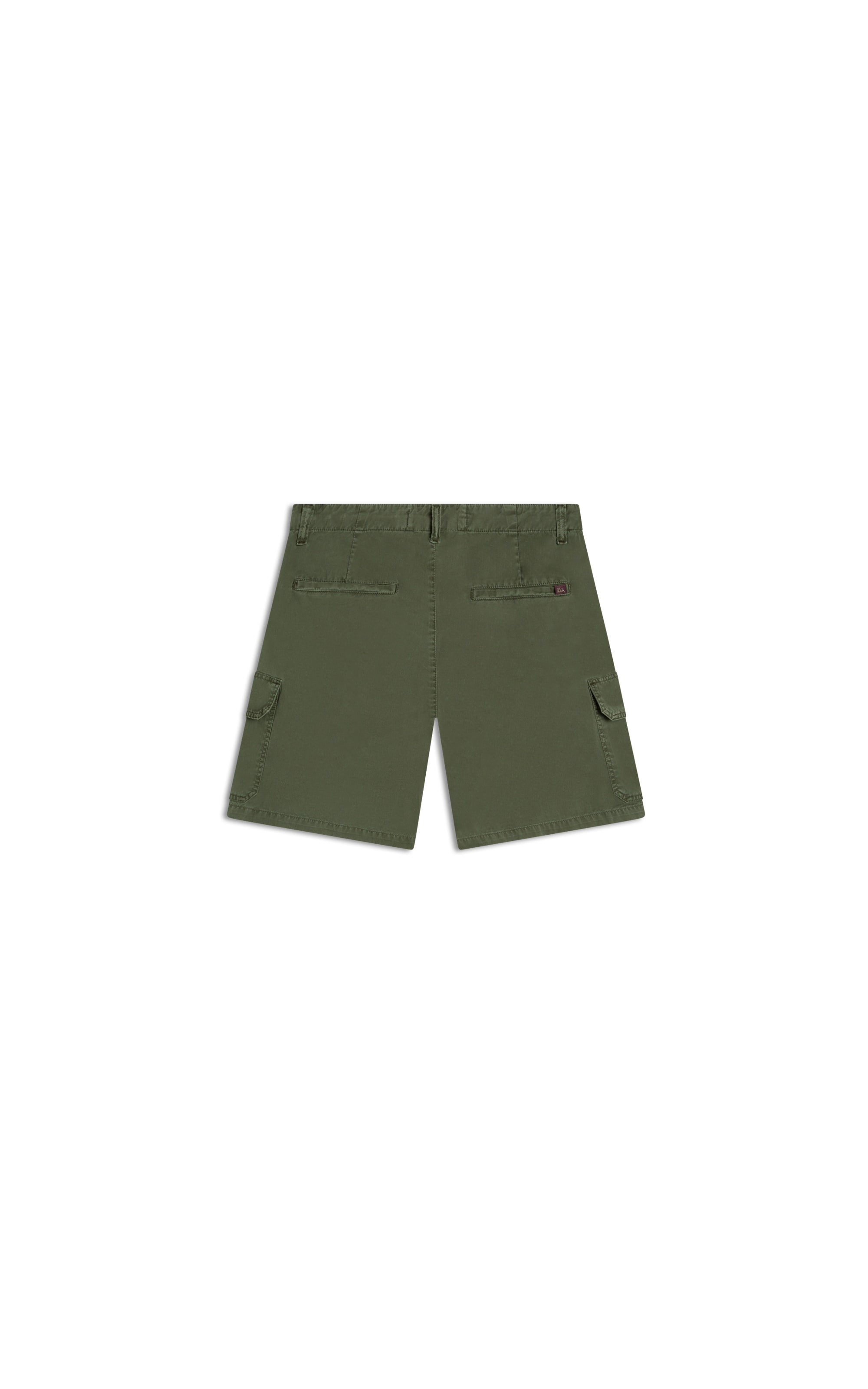 Bermuda Cargo Color Twill Verde Escuro