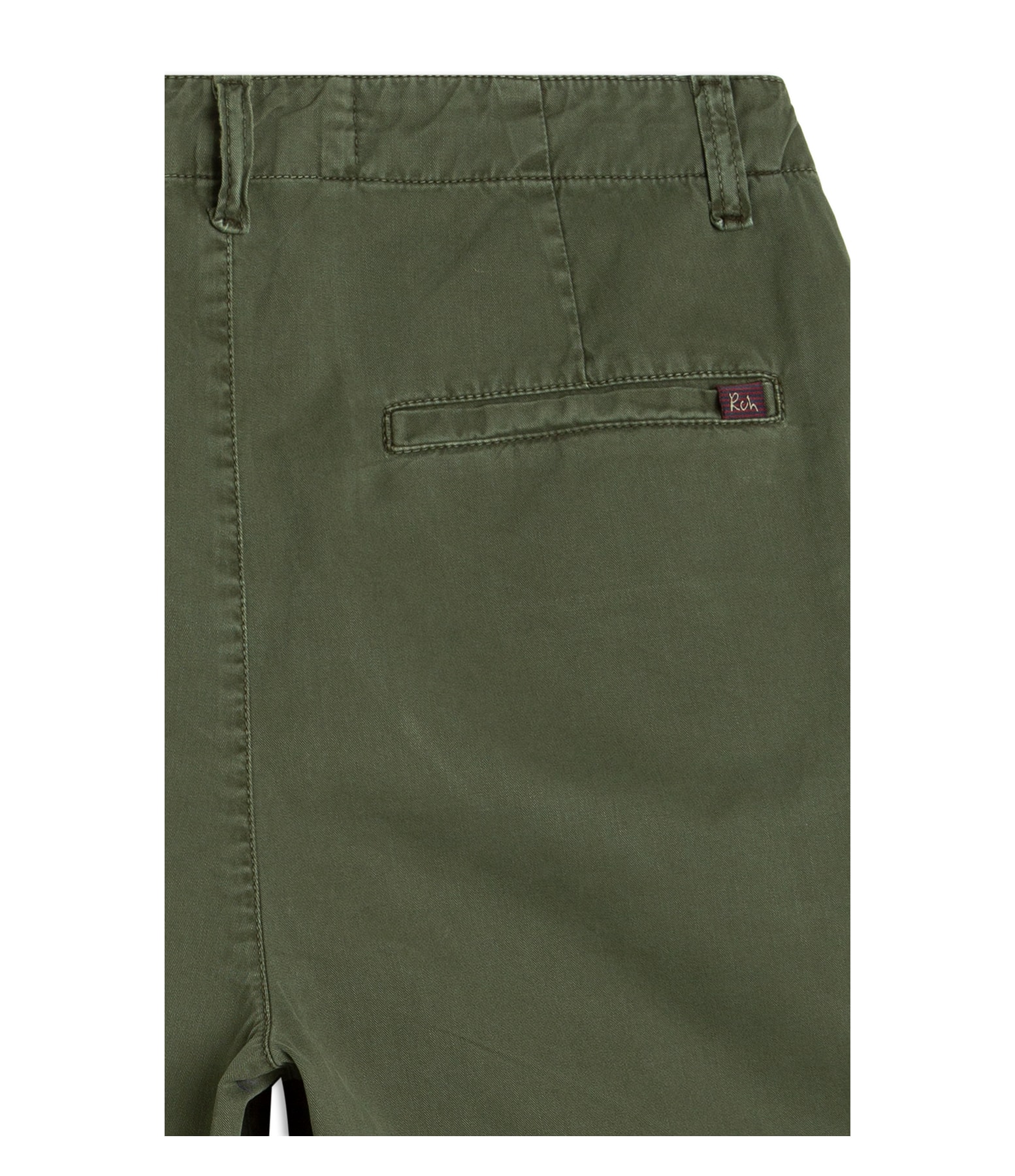 Bermuda Cargo Color Twill Verde Escuro