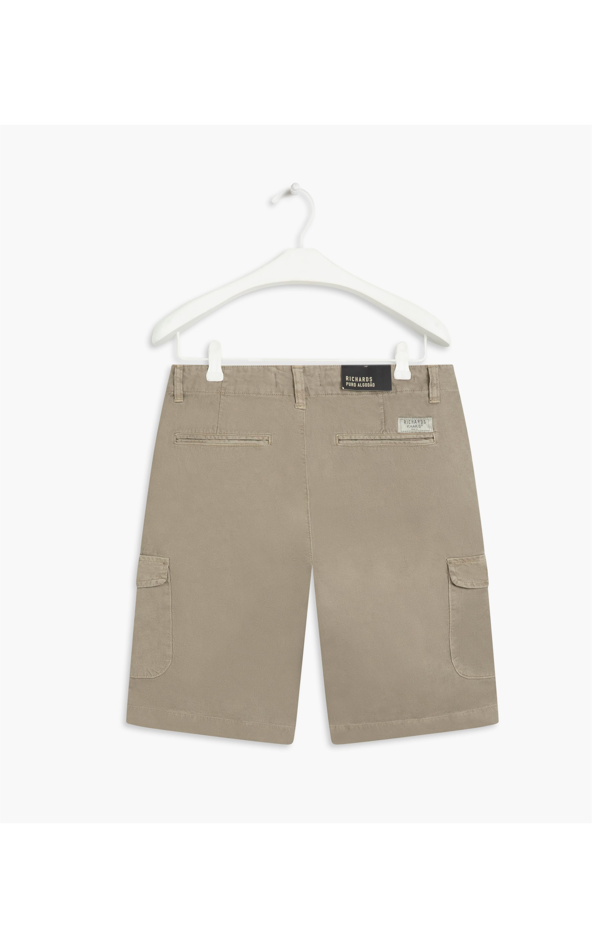 Bermuda Cargo Con Cinza Medio