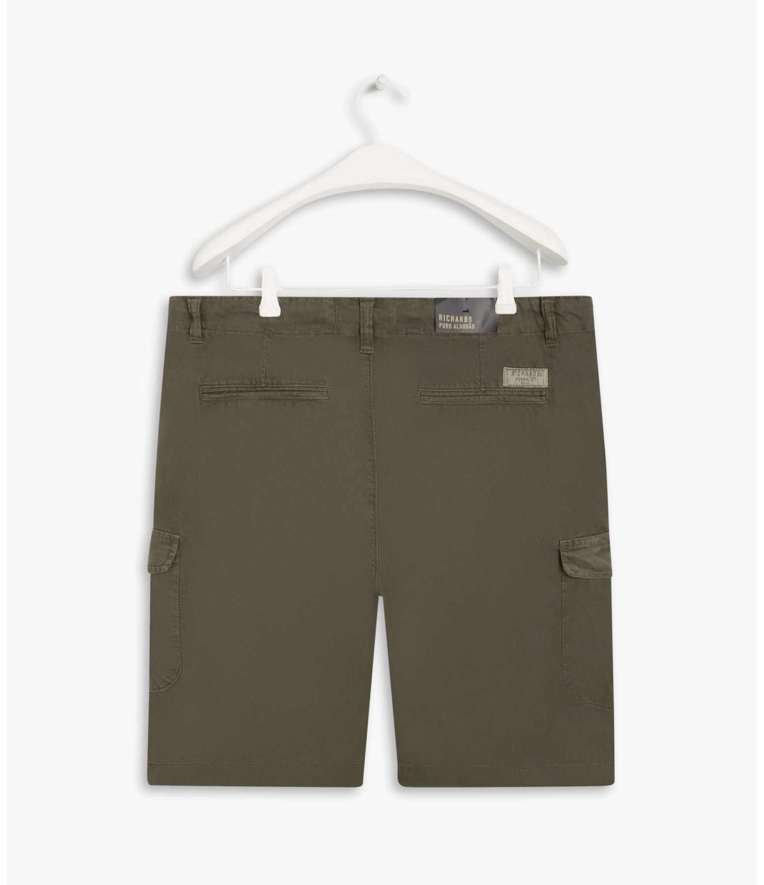 Bermuda Cargo Con Verde Army