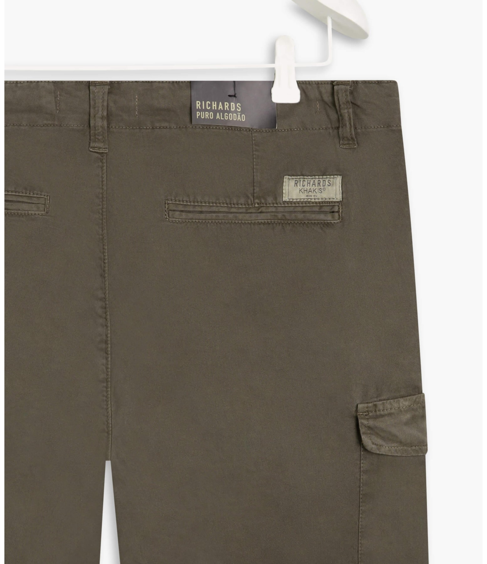 Bermuda Cargo Con Verde Army