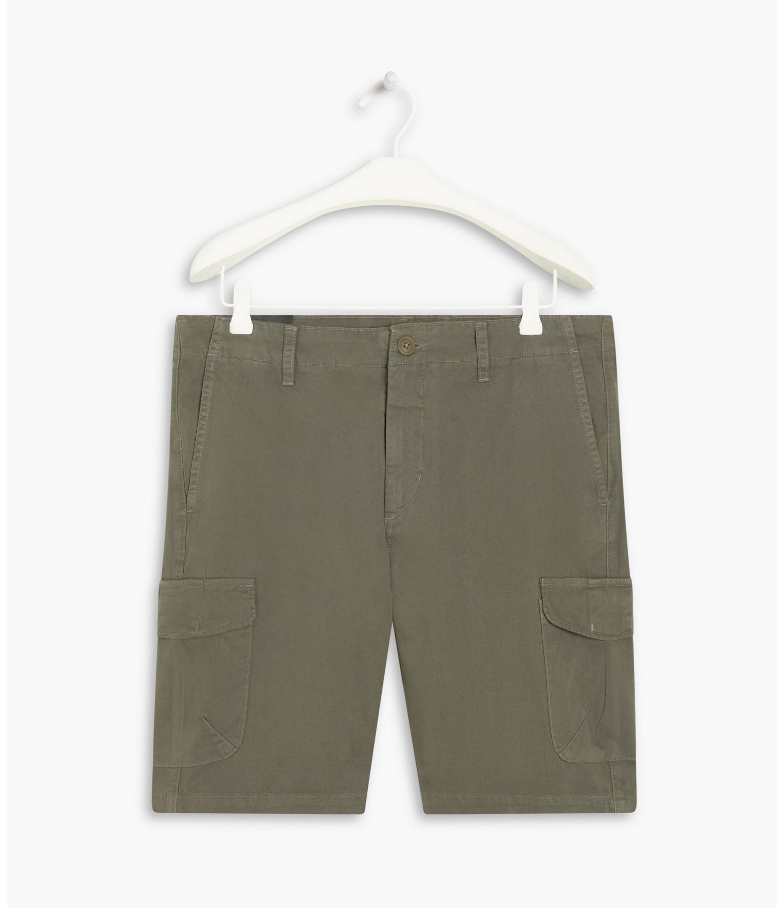 Bermuda Cargo Con Verde Escuro