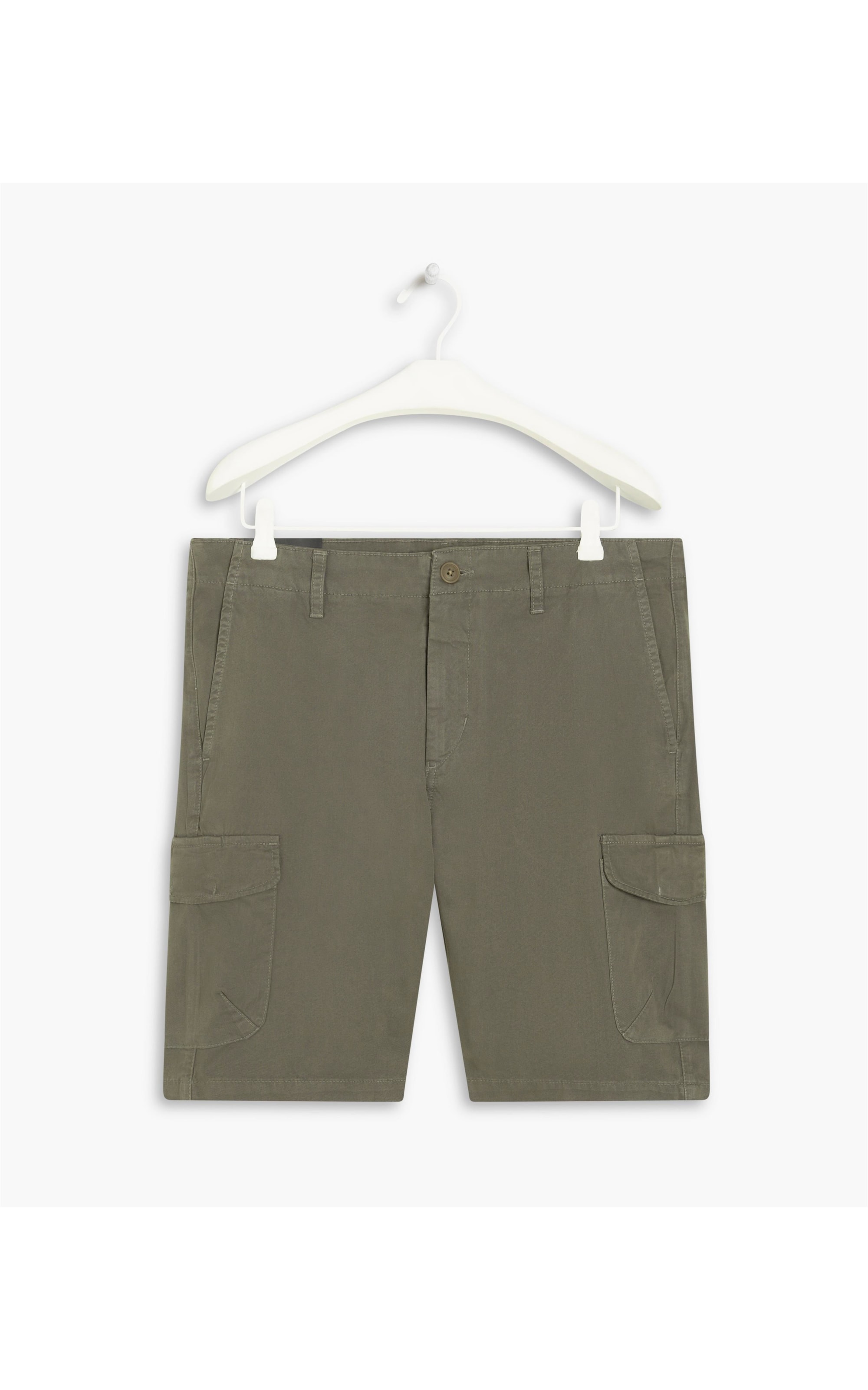 Bermuda Cargo Con Verde Escuro