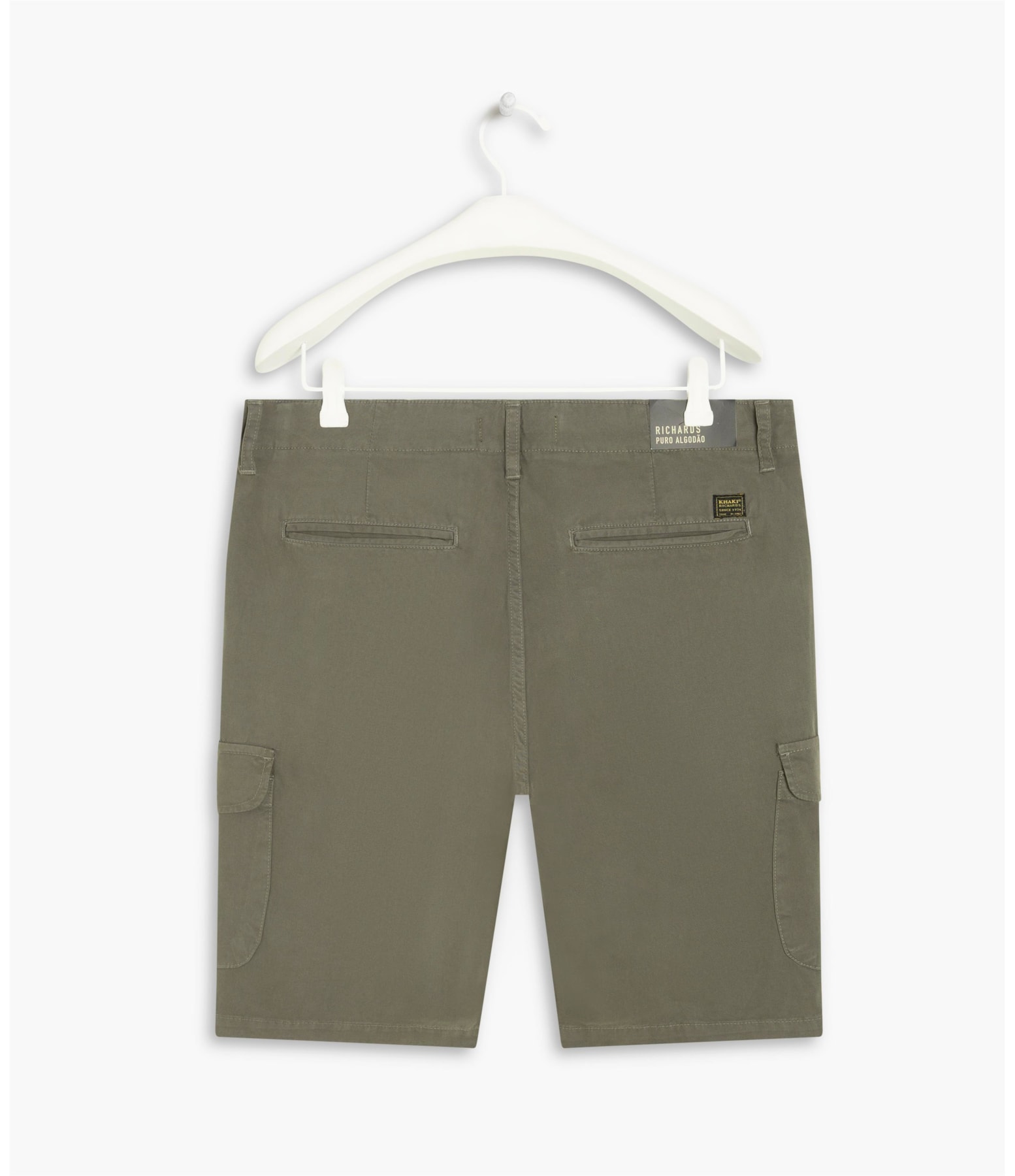 Bermuda Cargo Con Verde Escuro