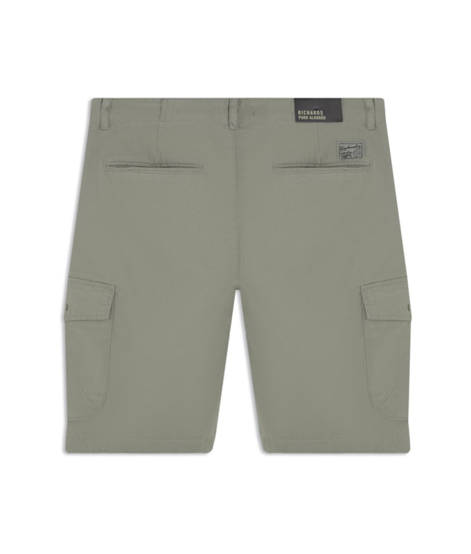 Bermuda Cargo Con Verde Escuro