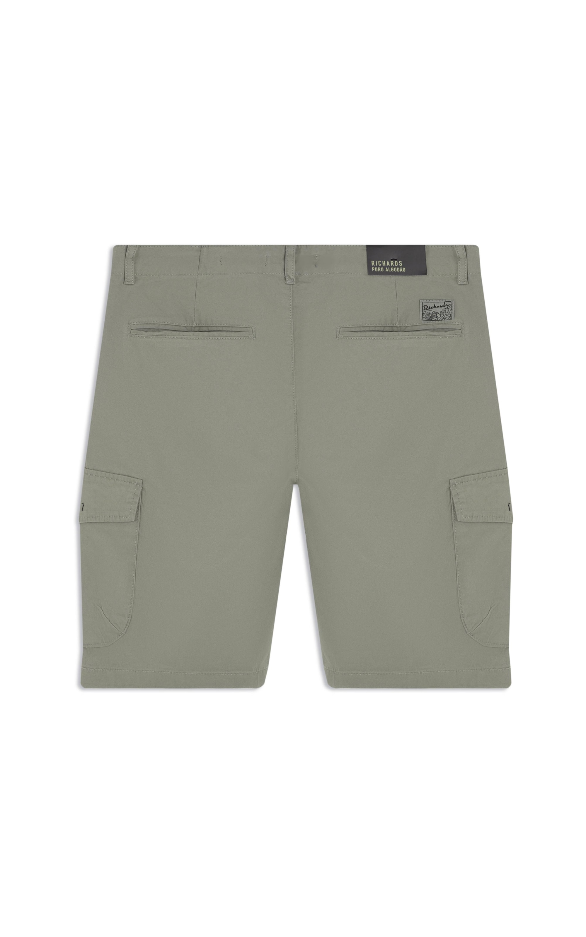 Bermuda Cargo Con Verde Escuro