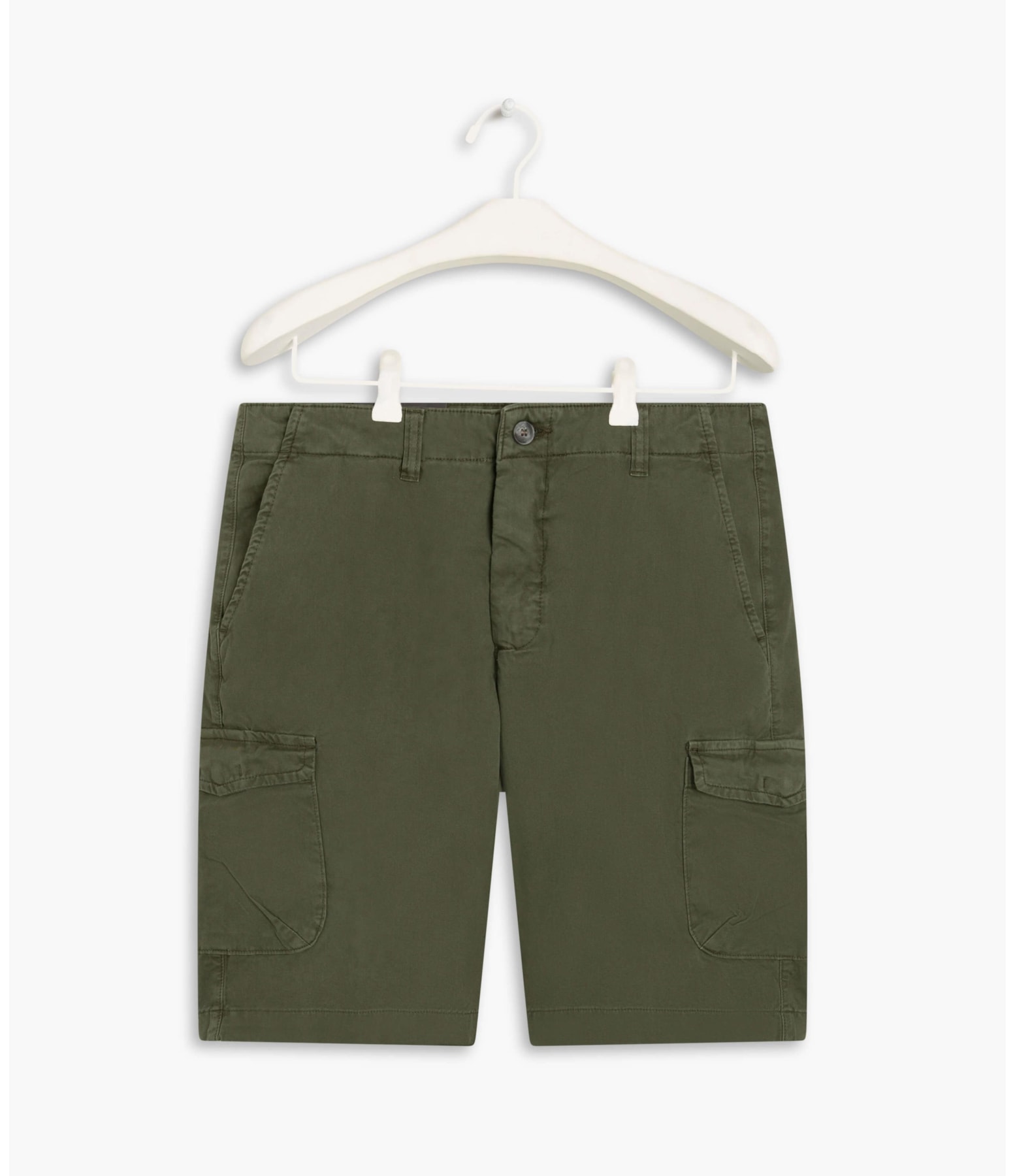 Bermuda Cargo Con Verde Escuro