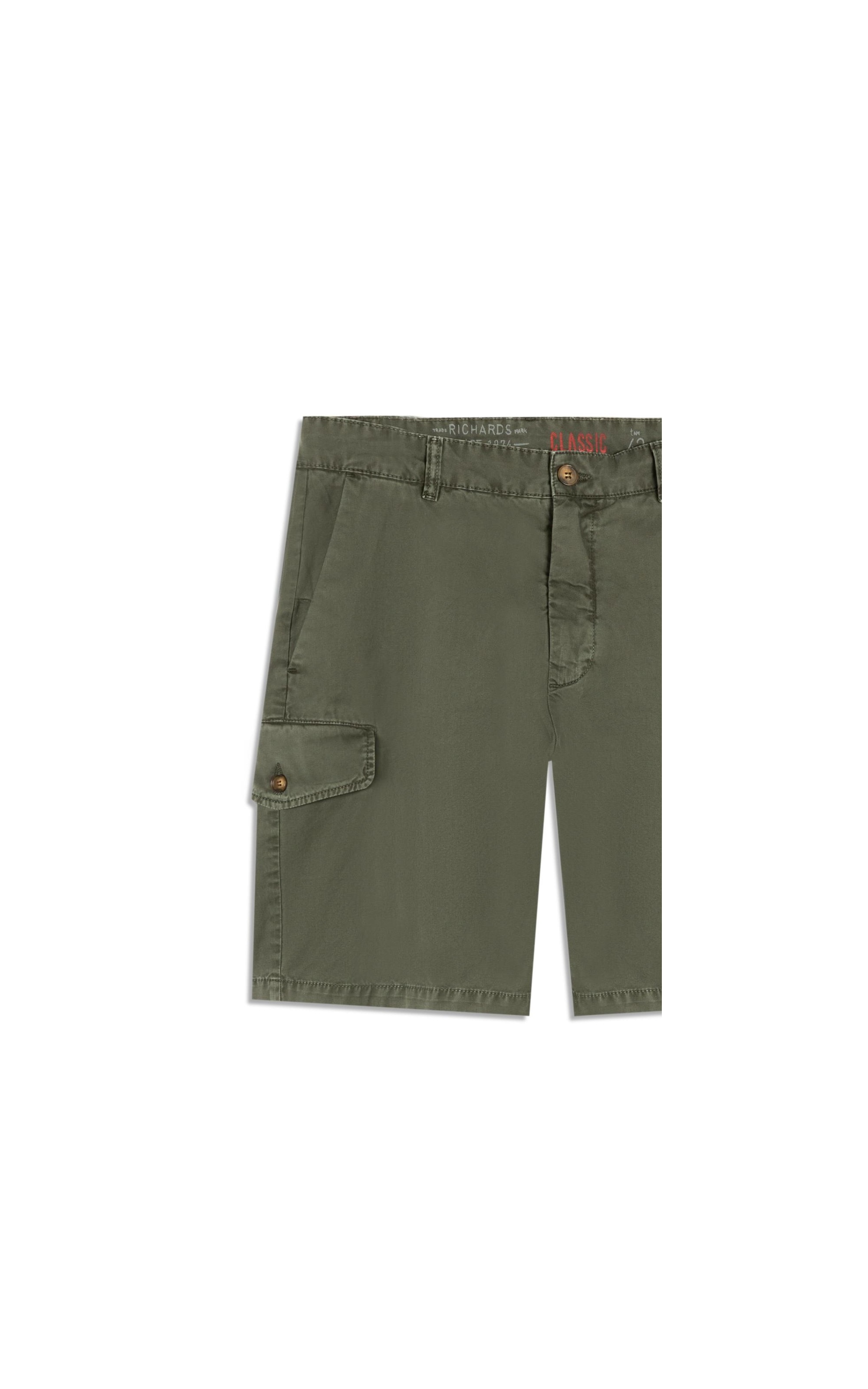 Bermuda Cargo Lapela Vm Classic Floresta